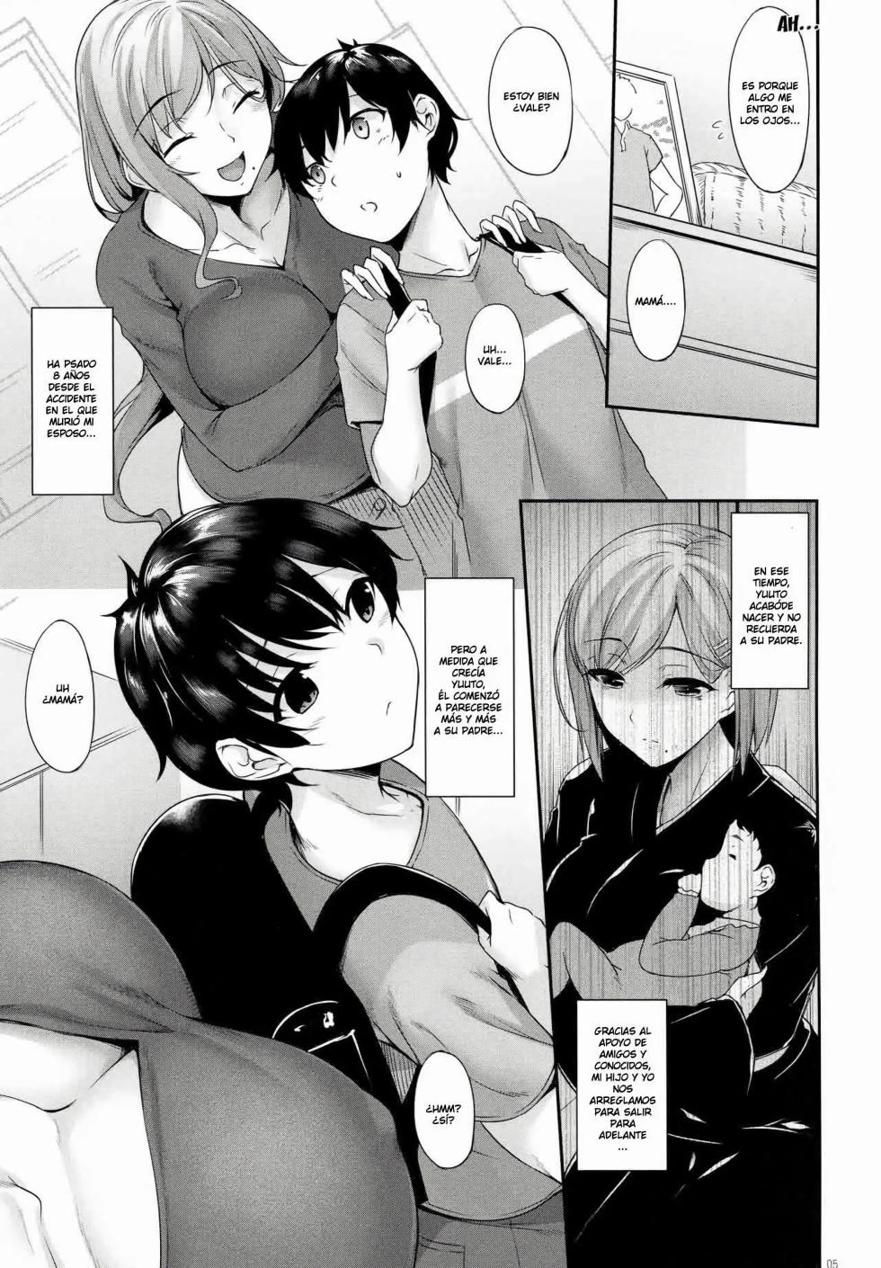 (COMIC1☆15) [In The Sky (Nakano Sora)] Haha Ana - El Agujero de Mama [Spanish] [Union Anime] - Page 4
