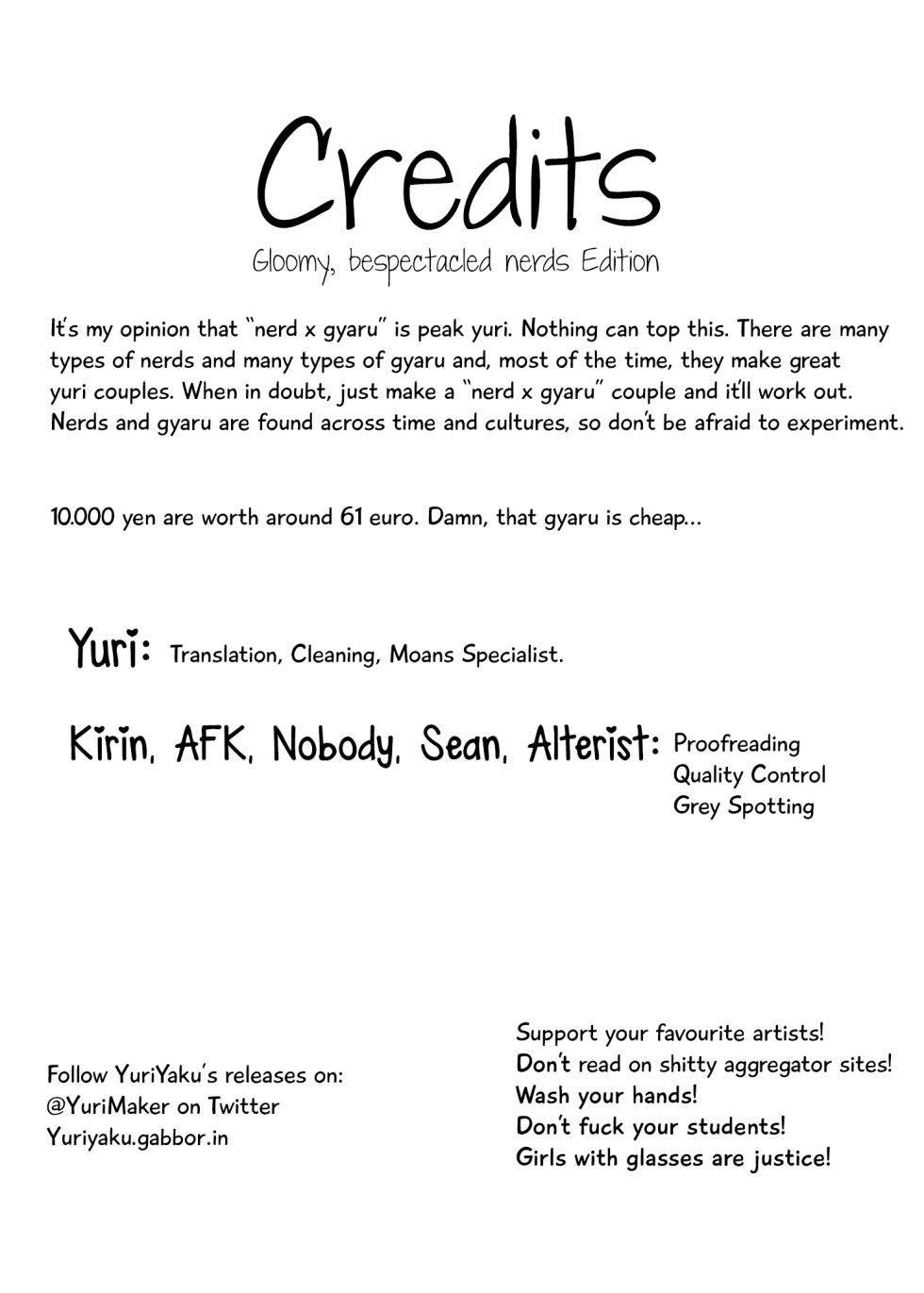 [Pandacorya] The Gyaru Who Mocked a Nerd After Discovering her Secret Account [English] [YuriYaku] [Digital] - Page 13