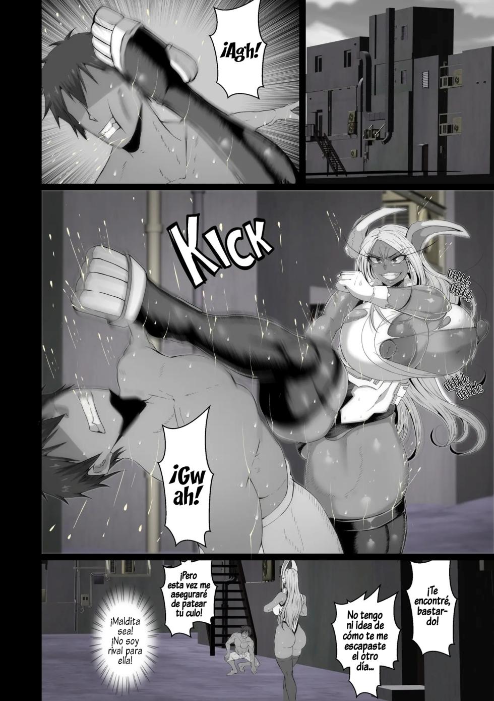 [KAZAMA DoJo (Mucc)] Sennou Haiboku Rabbit Hero | Mindbroken and Defeated Rabbit Hero | La heroina coneja mentalmente rota y derrotada (Boku no Hero Academia) [Spanish] [Decensored] [Digital] - Page 11