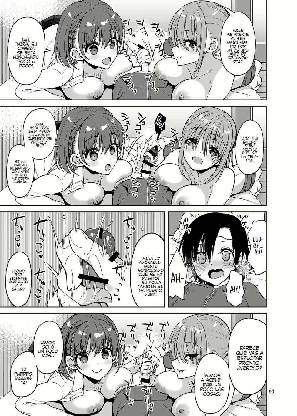 [Akapenguin (Asahina Hikage)] Tawawa na Anoko-tachi (Onii-san Mitemasu ka? Ima kara Doutei Chinpo o Tabete Sukebe ni Nachaimasu) (Getsuyoubi no Tawawa) [Spanish] [Digital] - Page 8