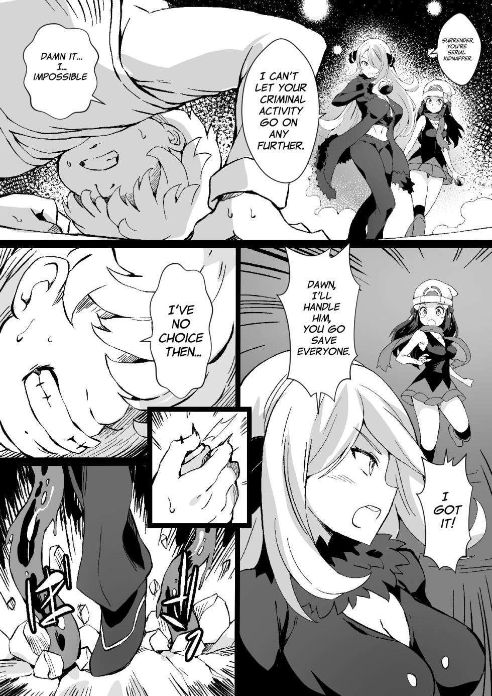 [Mist Night (Co_Ma)] Poke Hell Monsters Ep.5  Part 01-02 (Cynthia) (Pokémon) [English] - Page 1