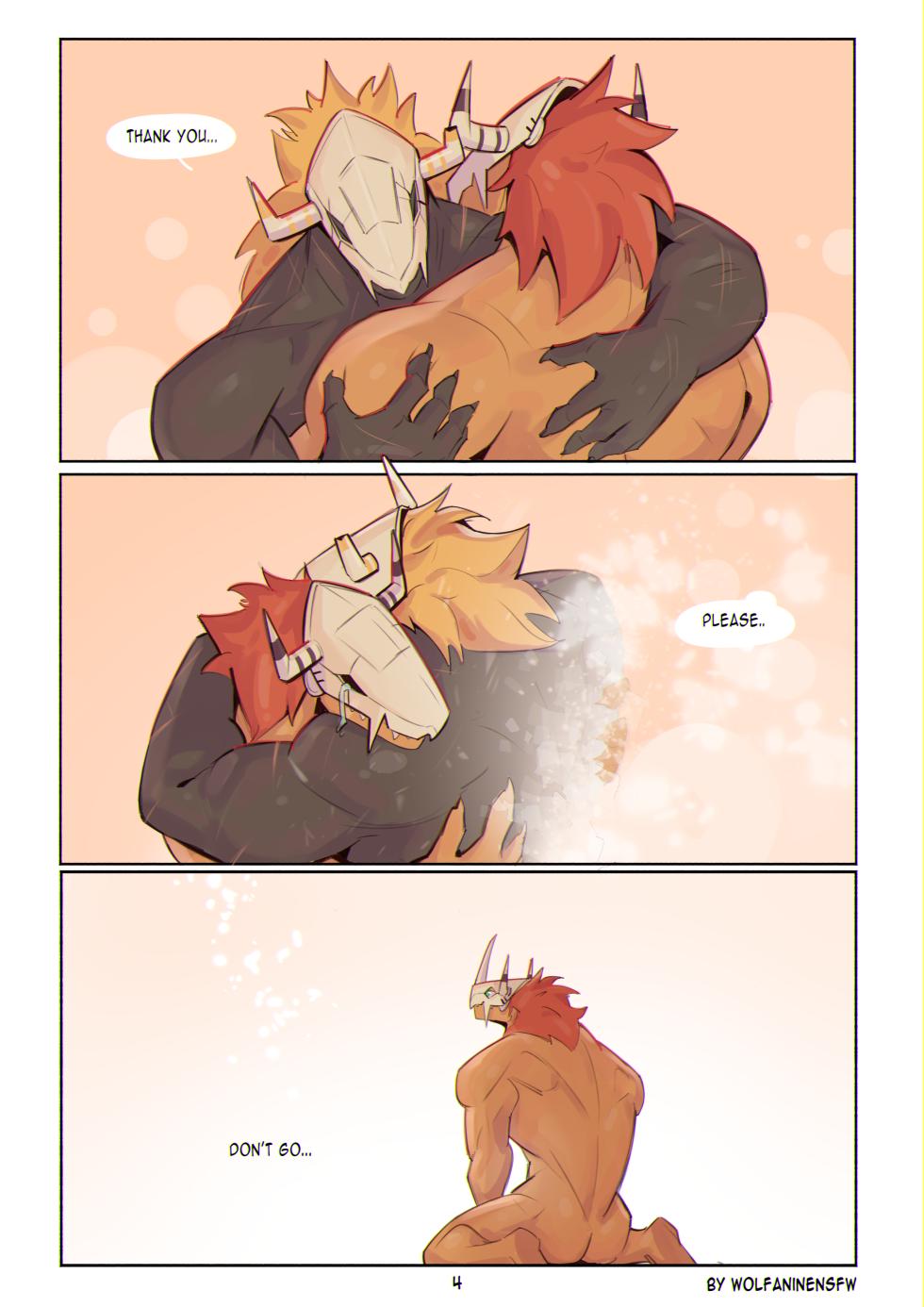 [Wolfanine] Goodbye (Digimon) - Page 4