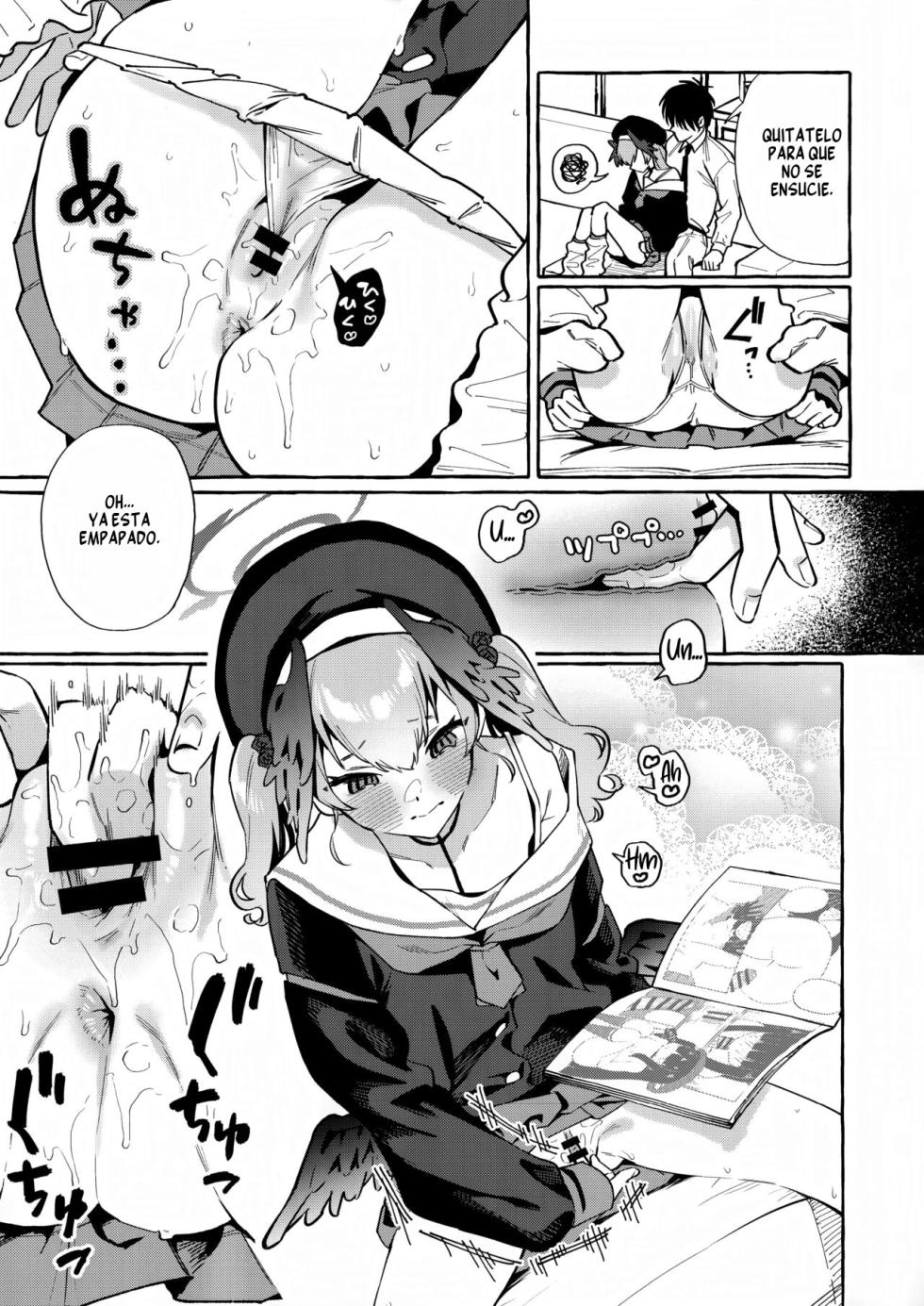 (C102) [Konoshiro Shinko (Yamagara Tasuku, Karasuma Yayoi)] Koharu no Kakoku na Onanie Archive (Blue Archive) [Spanish] - Page 10