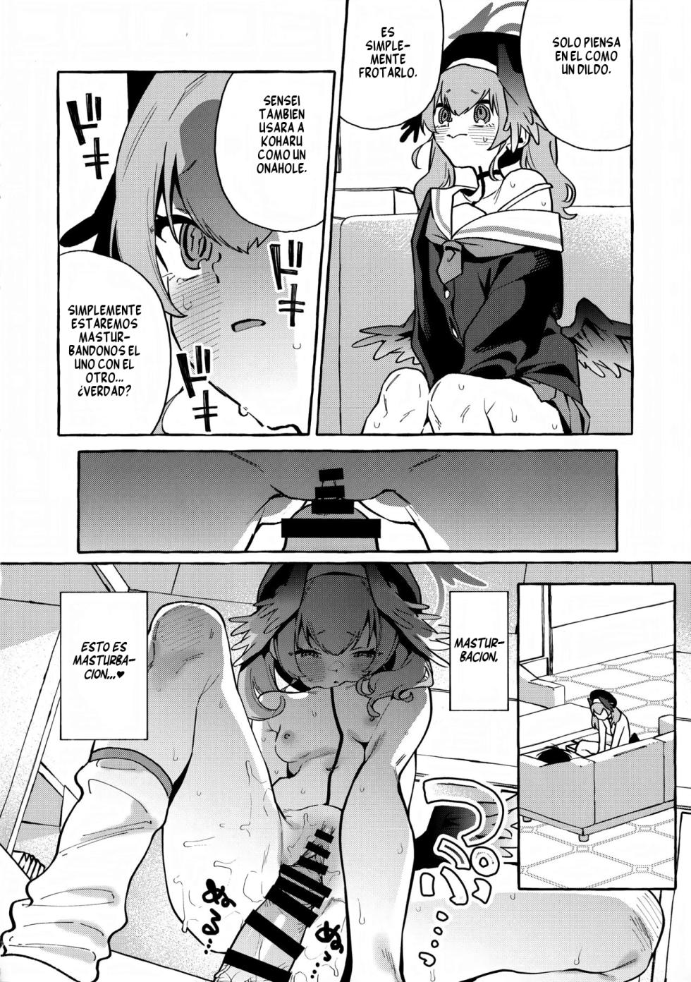 (C102) [Konoshiro Shinko (Yamagara Tasuku, Karasuma Yayoi)] Koharu no Kakoku na Onanie Archive (Blue Archive) [Spanish] - Page 17