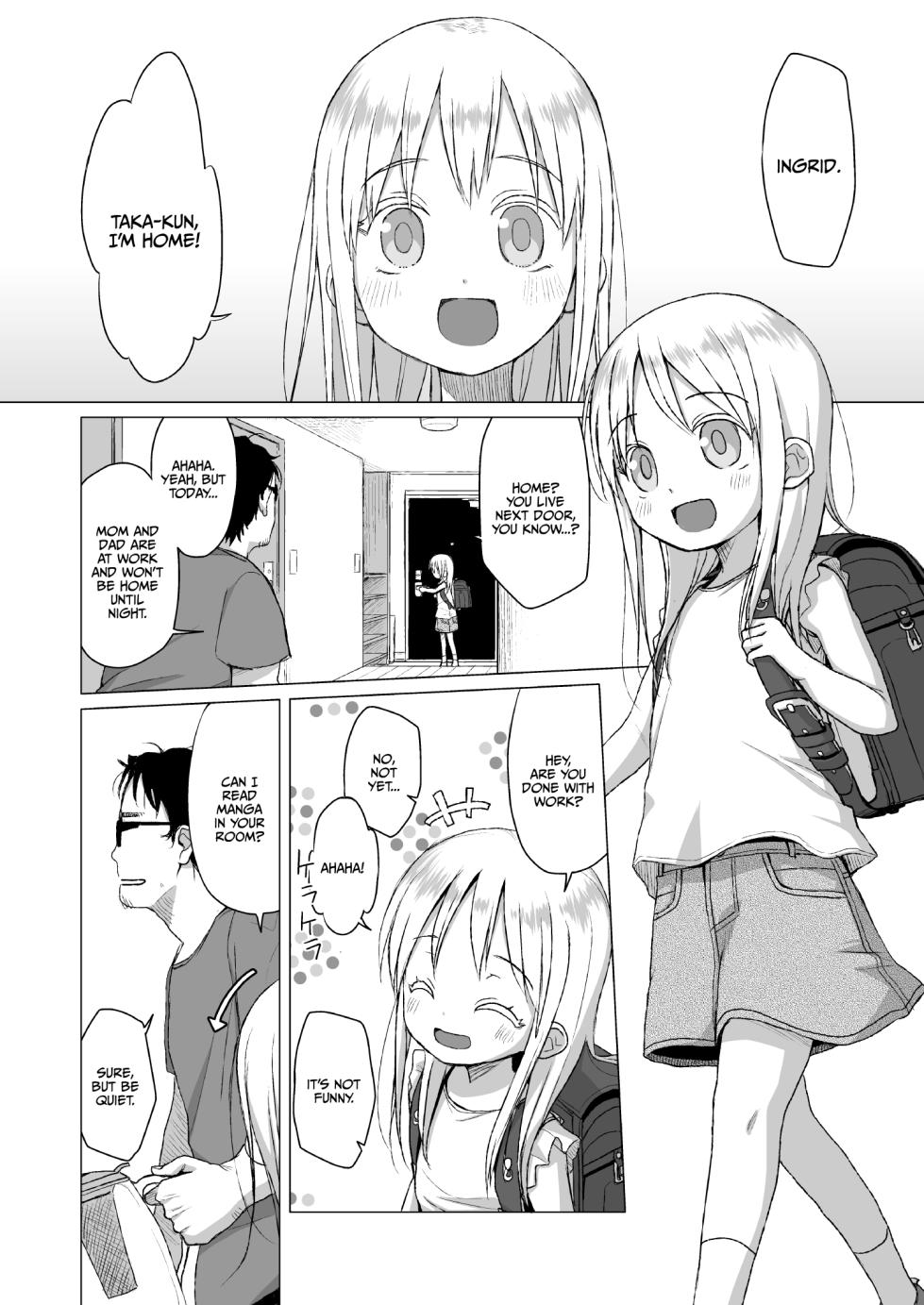 [Shichiten Battou (Miyasaka Takaji)] Uchi no Tonari no Shougakusei wa Kinpatsu Hekigan Ecchi Suki | The Girl Next Door Is A Blue-eyed Blonde That Loves Sex [English] [Iulius] [Digital] - Page 3