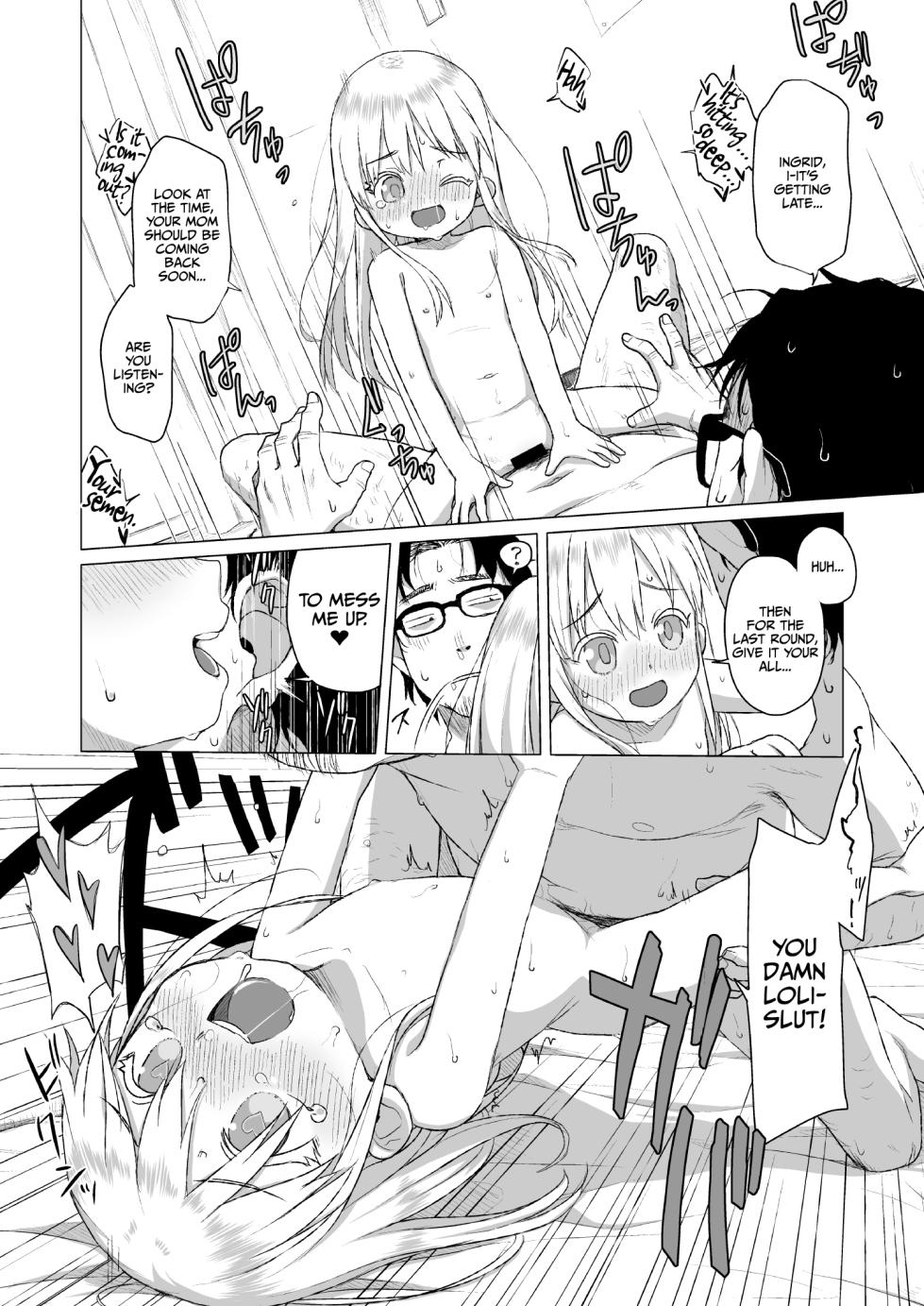 [Shichiten Battou (Miyasaka Takaji)] Uchi no Tonari no Shougakusei wa Kinpatsu Hekigan Ecchi Suki | The Girl Next Door Is A Blue-eyed Blonde That Loves Sex [English] [Iulius] [Digital] - Page 17