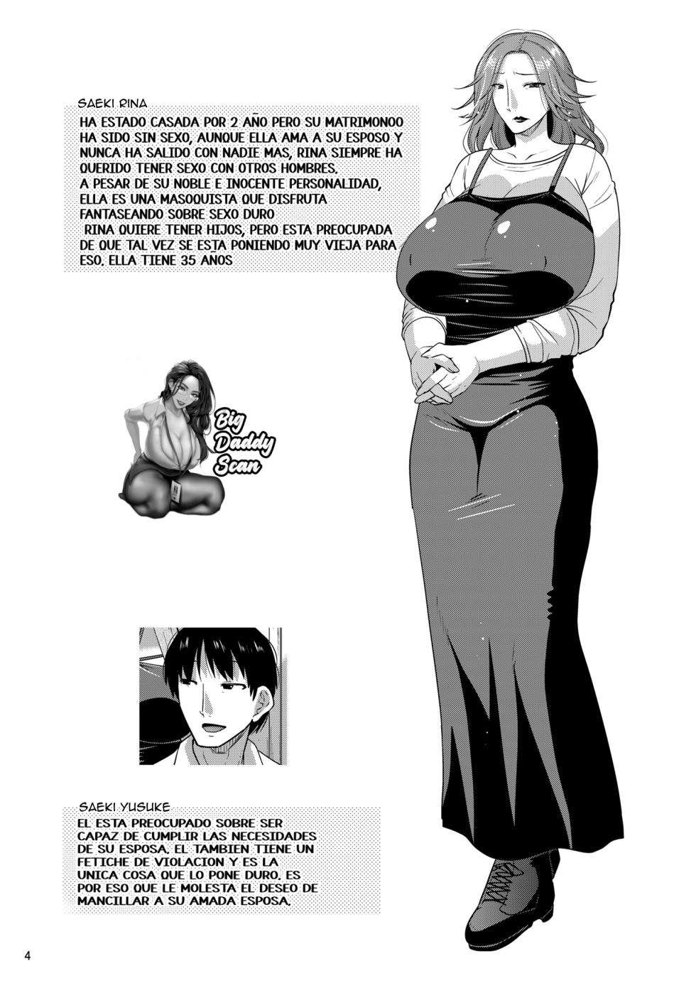 [gos to vi (Utamaro)] Chijoku ni Harami Datsu Maso Tsuma | La Esposa Masoquista Que Cae En La Humillacion Sexual Y Queda Embarazada [Spanish] [Big Daddy Scan] [Digital] - Page 3