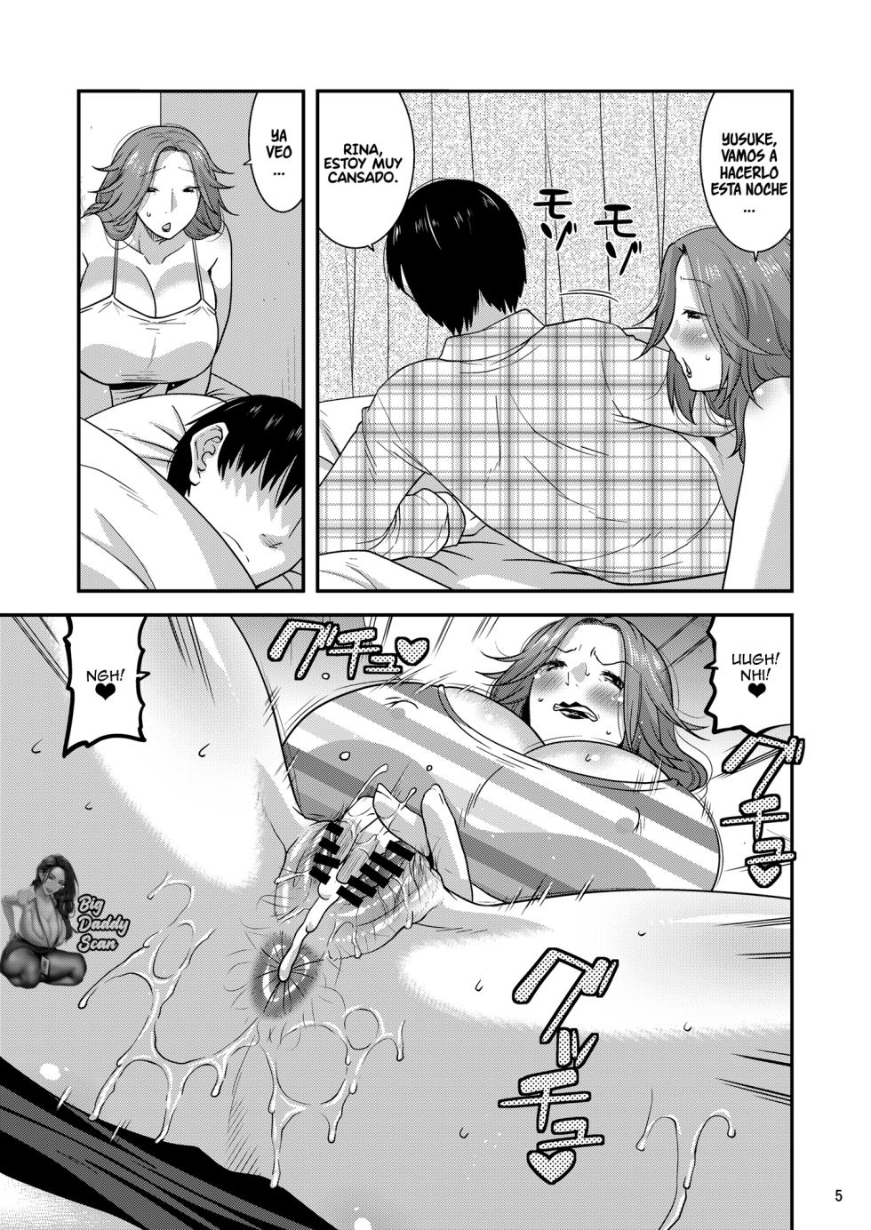 [gos to vi (Utamaro)] Chijoku ni Harami Datsu Maso Tsuma | La Esposa Masoquista Que Cae En La Humillacion Sexual Y Queda Embarazada [Spanish] [Big Daddy Scan] [Digital] - Page 4