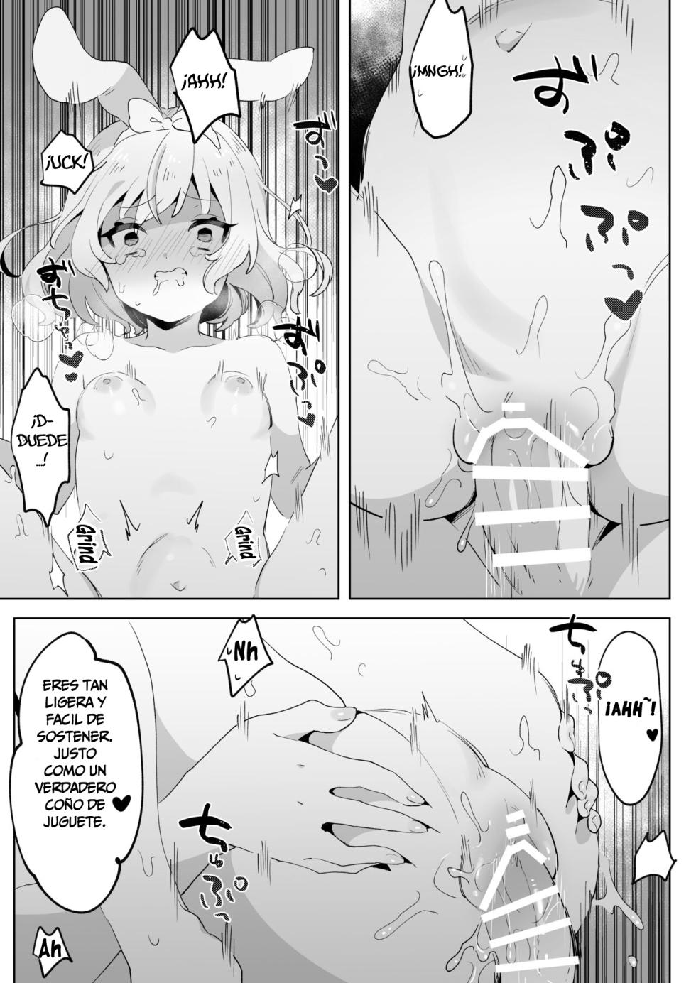 [Zutazutako] skeb Yuri Ecchi Manga | La Loli Fugitiva y la Onee-san Futanari [Spanish] - Page 25