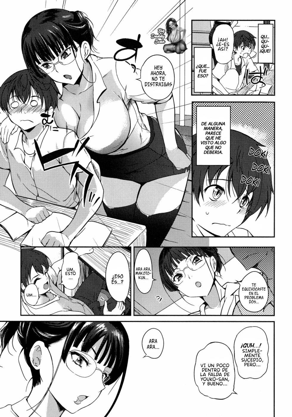 [Hanpera] Katei Kyoushi no Kagai Jugyou | Las Lecciones Extracurriculares De La Tutora (Ane Chichi) [Spanish] [BigDaddy Scan] - Page 5