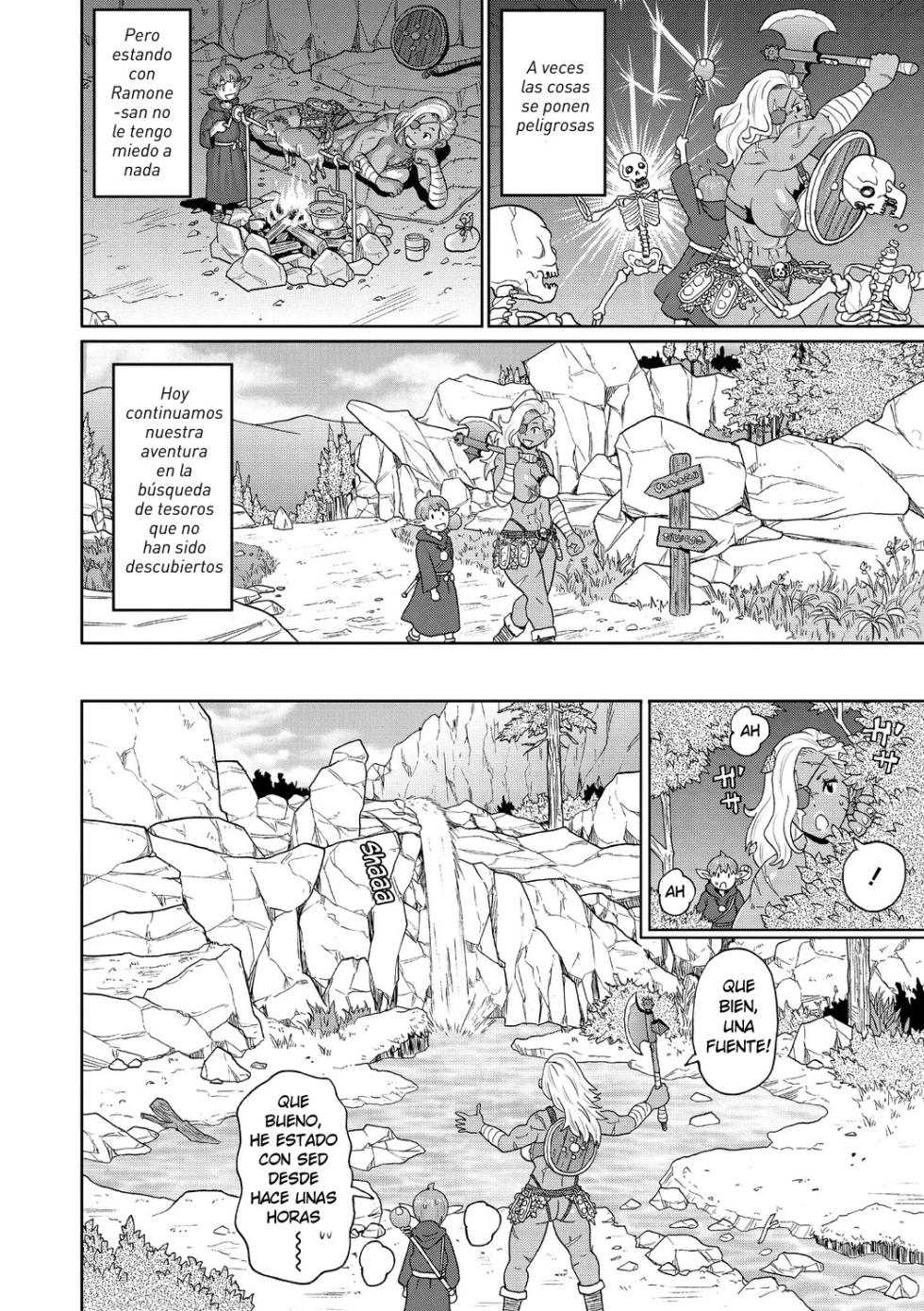 [John K. Pe-ta] Rekisen no Onna Senshi to Boku no Tabi 02| Mi viaje con una guerrera veterana - Cap.2 (Nikuana Full Package) [Spanish] [Harenchi no Fansub] [Decensored] [Digital] - Page 4