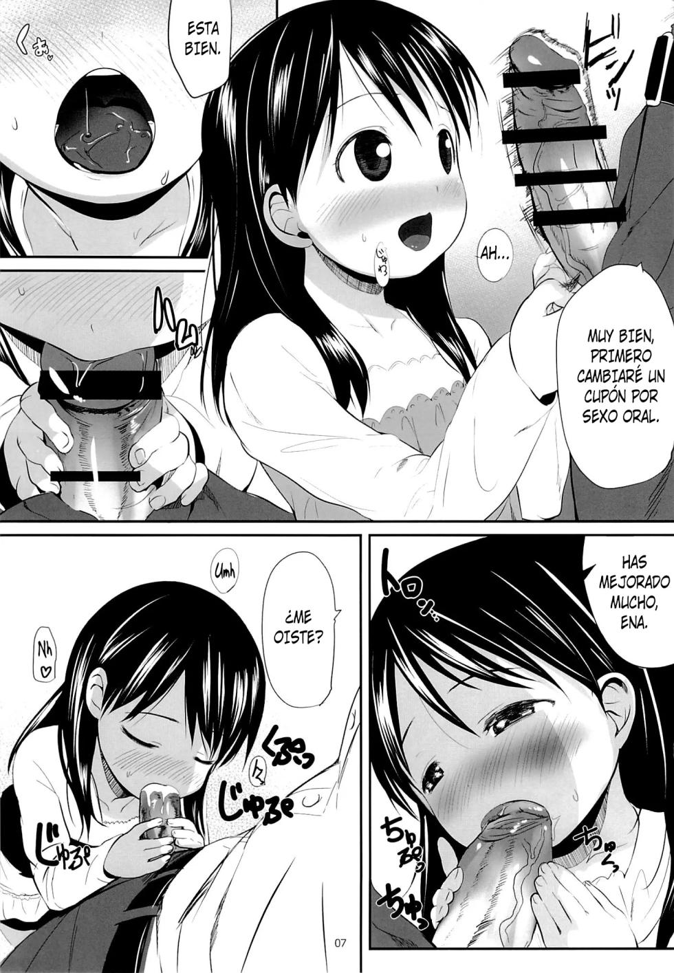[Bizensiki Roroppu (Bizen)] Ena to Otousan + Extra (Yotsubato!) [Spanish] - Page 6
