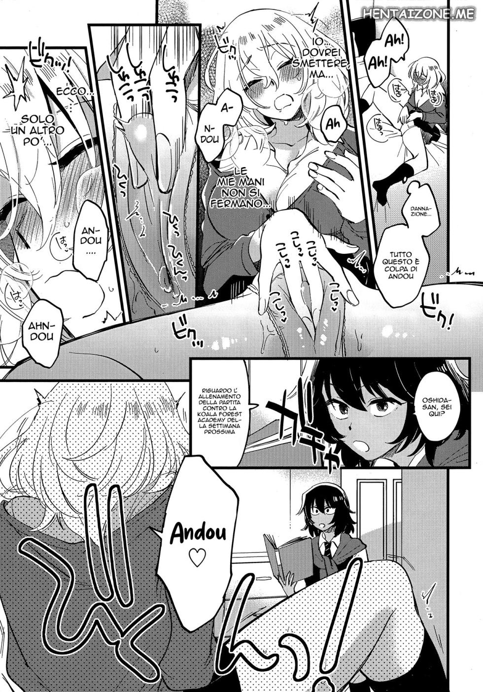 (C96) [Sonotaozey (Yukataro)] AnOshi, Nakayoku! | Convivenza Forzata (Girls und Panzer) [Italian] - Page 8
