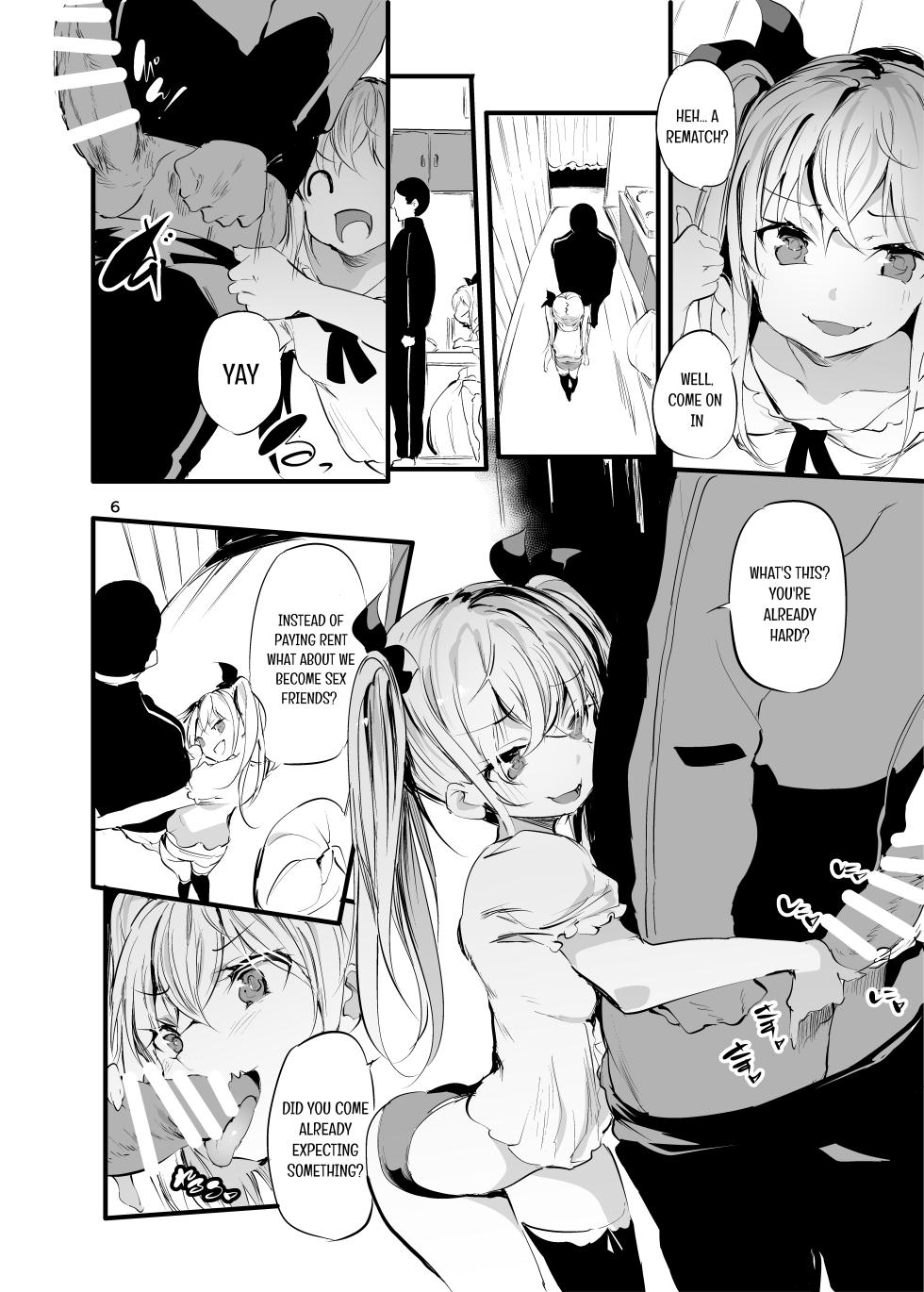 [Maisou no Soko (Ushiro Muki)] Mesugaki Apart VS Wakarase Kanrinin / The Apartment Building Full Of Slutty Brats Vs. The Correcting Manager [English] {Doujins.com} - Page 5