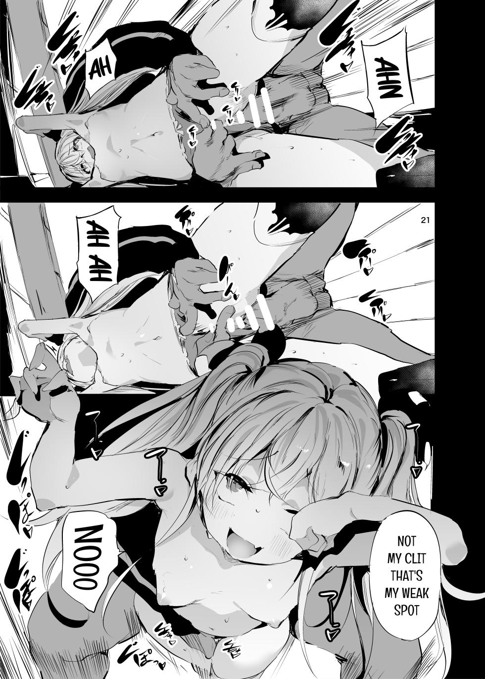 [Maisou no Soko (Ushiro Muki)] Mesugaki Apart VS Wakarase Kanrinin / The Apartment Building Full Of Slutty Brats Vs. The Correcting Manager [English] {Doujins.com} - Page 20