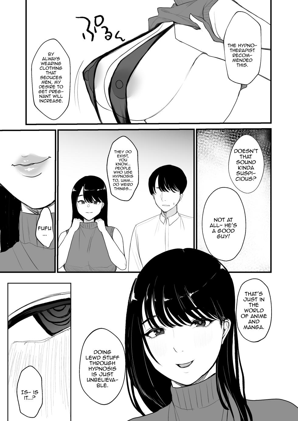 [Nanda Kono Sekai (Giriken)] Ninkatsu Hitozuma Akutoku Saimin Ryouhou de Gokainin | A Housewife Looking To Get Pregnant Gets Inseminated By The Wrong Person Misusing Hypnosis Therapy [English] {Doujins.com} - Page 18