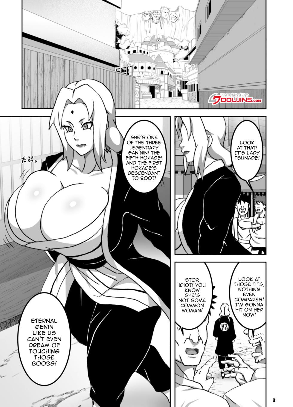 [NARUHO-Dou (Naruhodo)] ToroTsuna Hokage Horegusuri no Nan no Maki | Melty Tsunade - Story About The Hokage's Hardships Caused By a Love Drug (Naruto) [Digital] [English] {Doujins.com} - Page 4