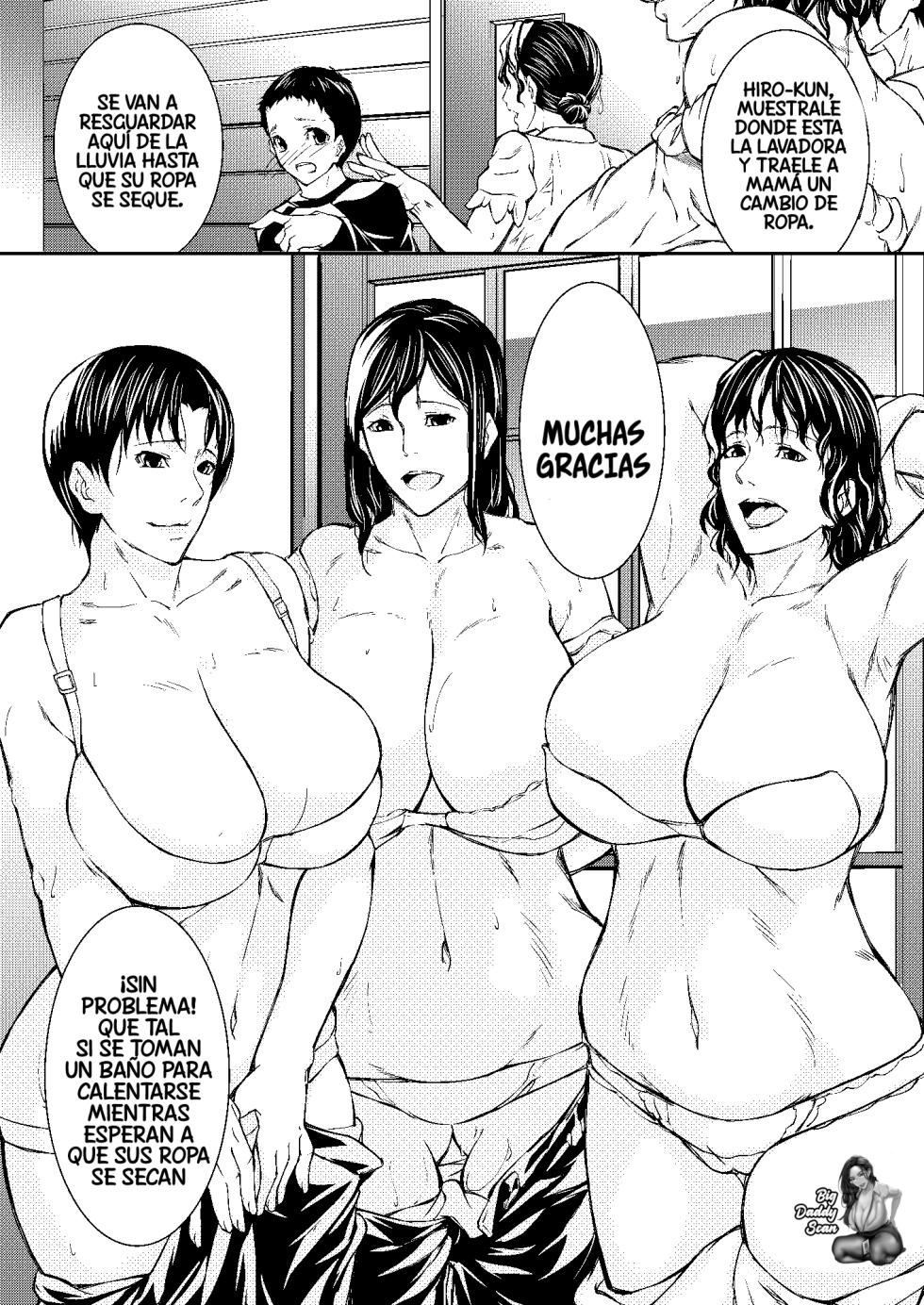 [Aotokage (Aoto Kage)] Hitozuma Nyuuyoku | Baño de leche de esposas [Spanish] - Page 2