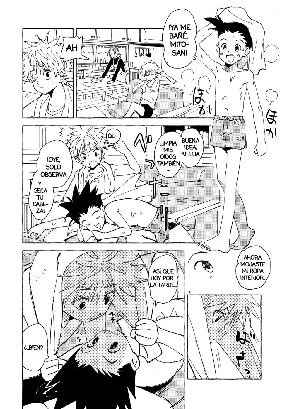 [Watagashi Maker (Tomiko)] Otona no Manegoto | Imitación Adulta (Hunter x Hunter) [Spanish] [Starlit Fansub] - Page 8