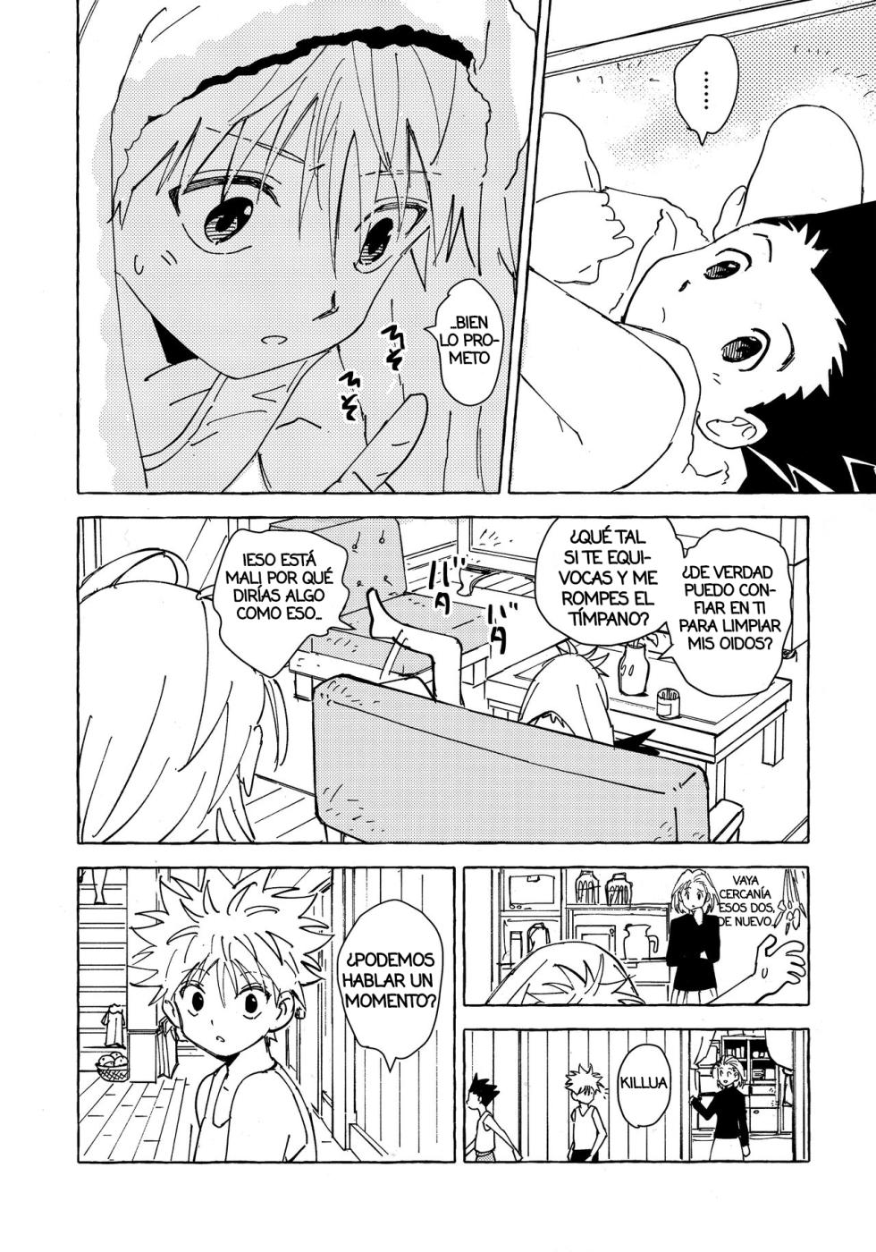[Watagashi Maker (Tomiko)] Otona no Manegoto | Imitación Adulta (Hunter x Hunter) [Spanish] [Starlit Fansub] - Page 9