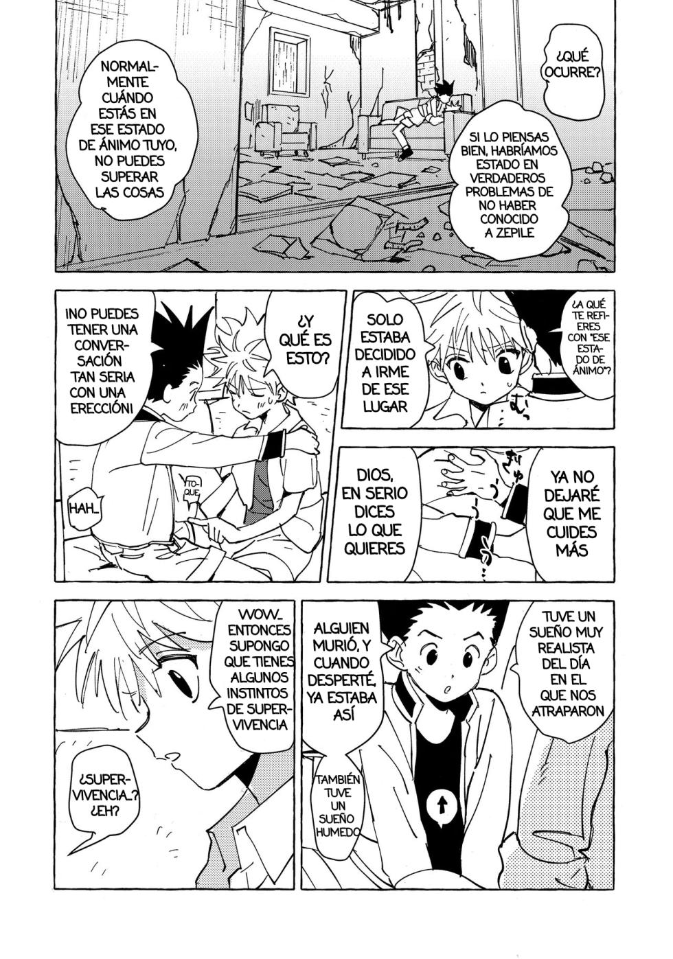 [Watagashi Maker (Tomiko)] Otona no Manegoto | Imitación Adulta (Hunter x Hunter) [Spanish] [Starlit Fansub] - Page 28