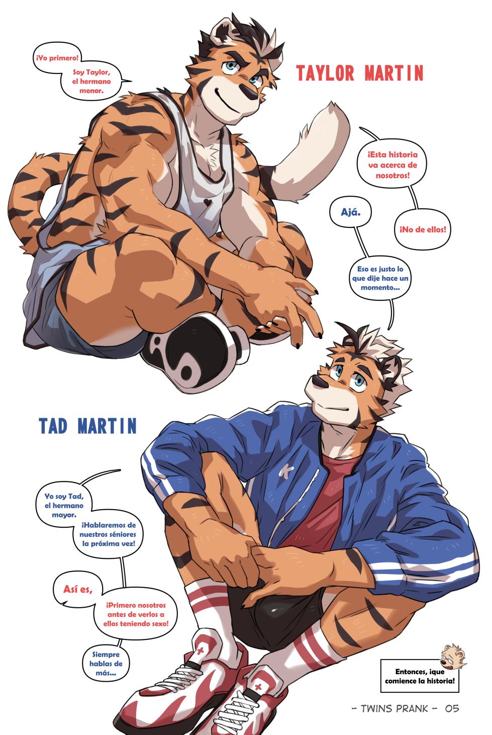 [Kumayaki (KUMAK)] Lucky Boys - Twins Prank [Español] (Sin censura) (En proceso) - Page 8