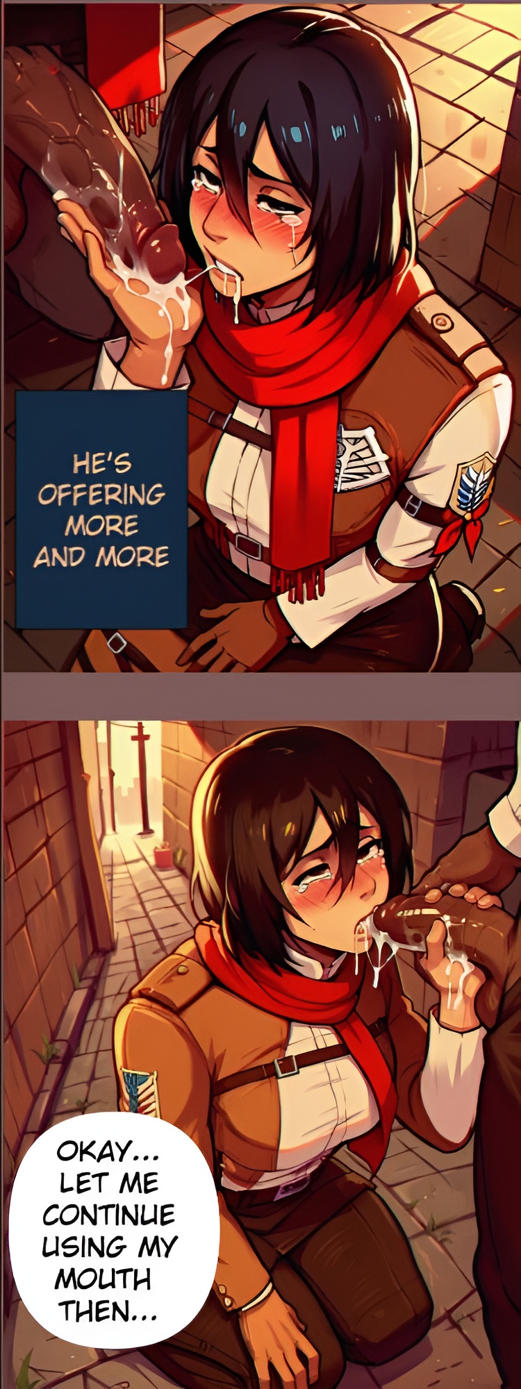 [The_Charlotte] Mikasa Debauched Life (Shingeki no Kyojin) [AI Generated] - Page 14