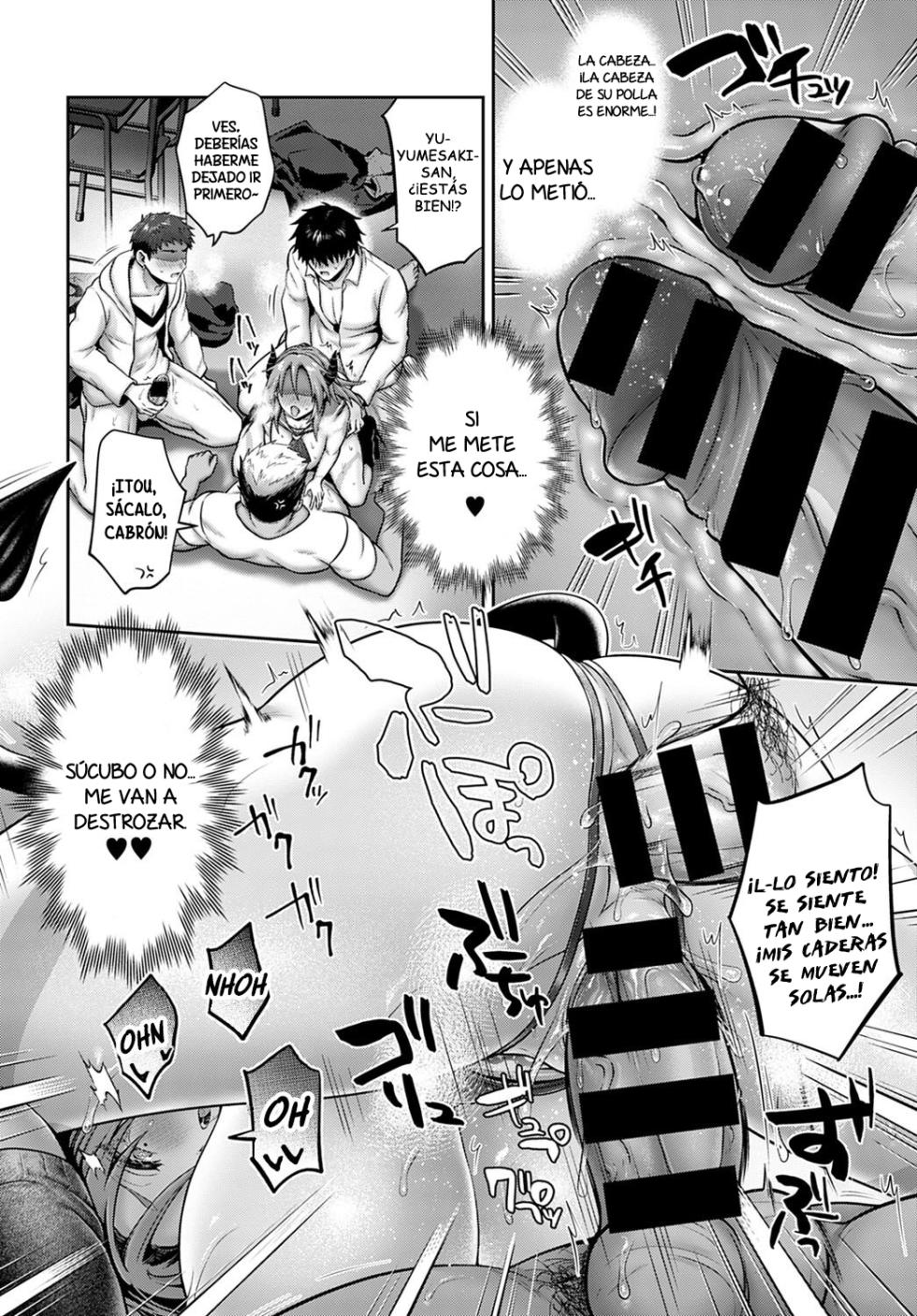 [Uten Ameka] Namaiki Inma no Seijijou ~Kouhen~ | Situación Sexual con una Insolente Sucubo - Parte 2 (COMIC Anthurium 2022-03) [Spanish] - Page 22