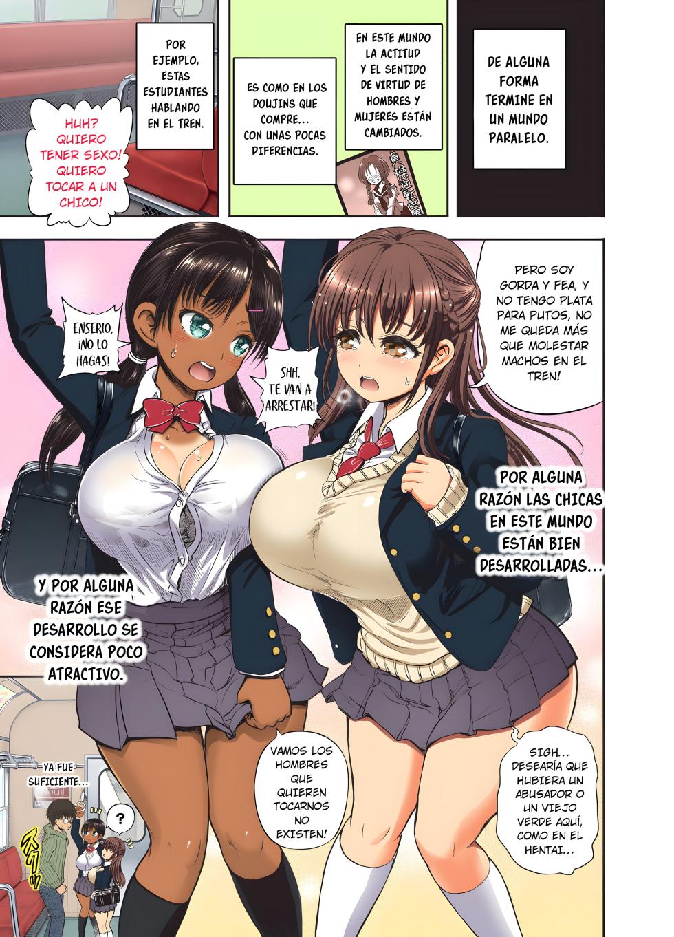 [Arsenothelus (Rebis)] Teisou Gyakuten Goudou | Mundo paralelo - castidad inversa (Teisou Gyakuten Sekai) [Spanish] [Digital] - Page 2