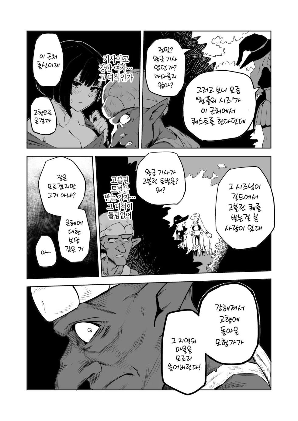 [Yamabatake] Goblin to Onna Kishi | 고블린과 여기사 [Korean] - Page 10