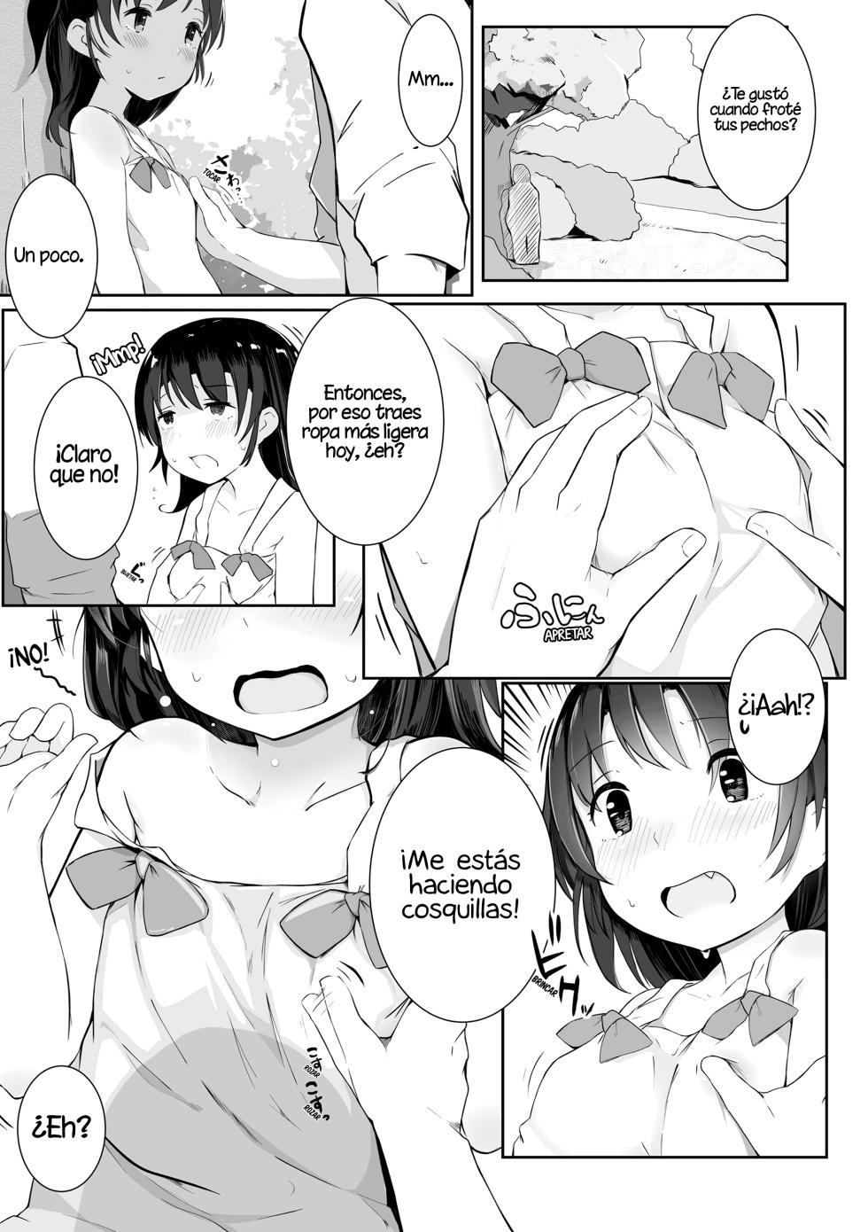 [Kinomoto Anzu] Tanoshii Natsuyasumi | Un divertido verano (Chiisana Karada no Dakigokochi) [Spanish] [Dou-Hen FS] [Digital] - Page 9