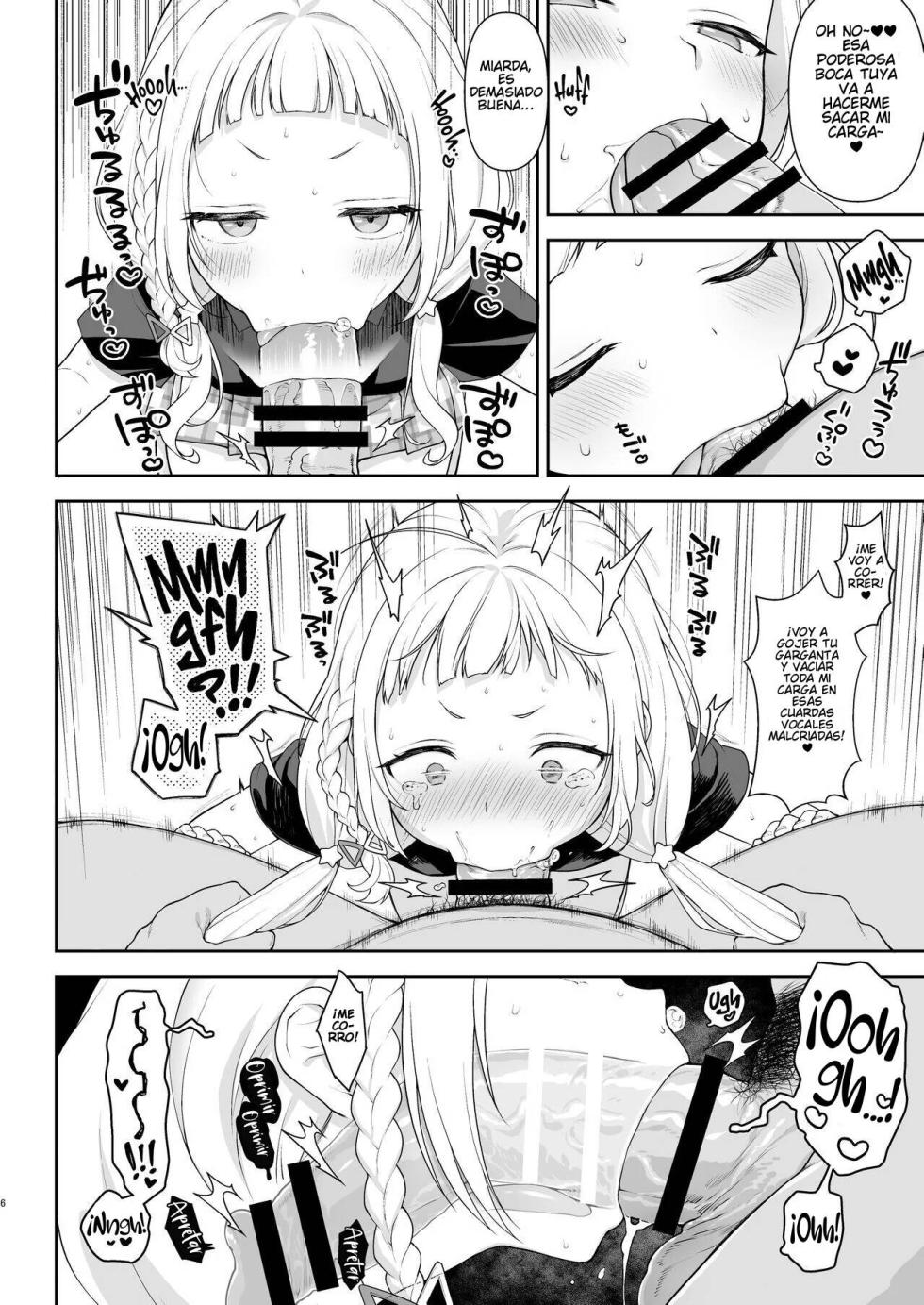 [Kaniya (Kanyapyi)] Saimin Sex de Shion-chan o Gaki Onaho ni Suru Hon | Making Shion Into My Onahole Using Hypnosis (Murasaki Shion) [Spanish] [Digital] - Page 6