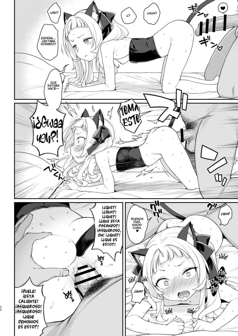 [Kaniya (Kanyapyi)] Saimin Sex de Shion-chan o Gaki Onaho ni Suru Hon | Making Shion Into My Onahole Using Hypnosis (Murasaki Shion) [Spanish] [Digital] - Page 20