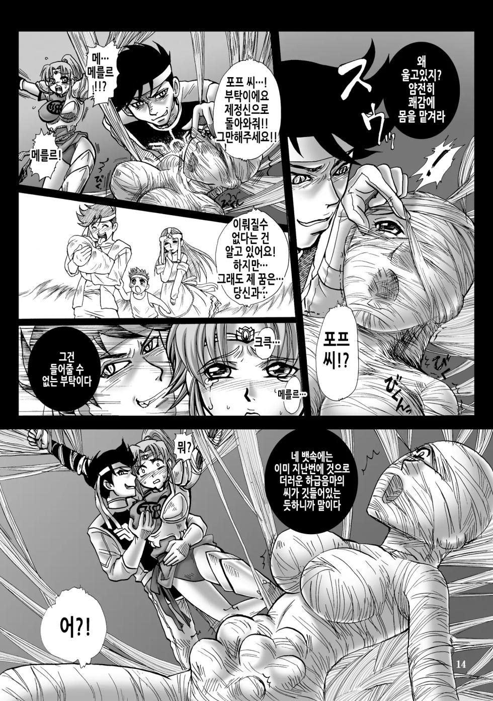 (C77) [Abalone Soft (Modaetei Imojirou)] Mataikiden Maam 2 | 마태기전 마암 2 (Dragon Quest Dai no Daibouken) [Korean] - Page 14