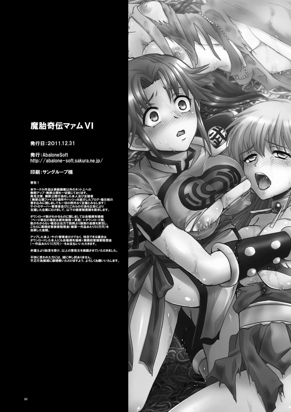 [Abalone Soft (Modaetei Imojirou)] Mataikiden Maam VI ~Honrou. Koumyou. Oujo no Hiren~ | 마태기전 마암 6 (Dragon Quest Dai no Daibouken) [Korean] [Digital] - Page 31