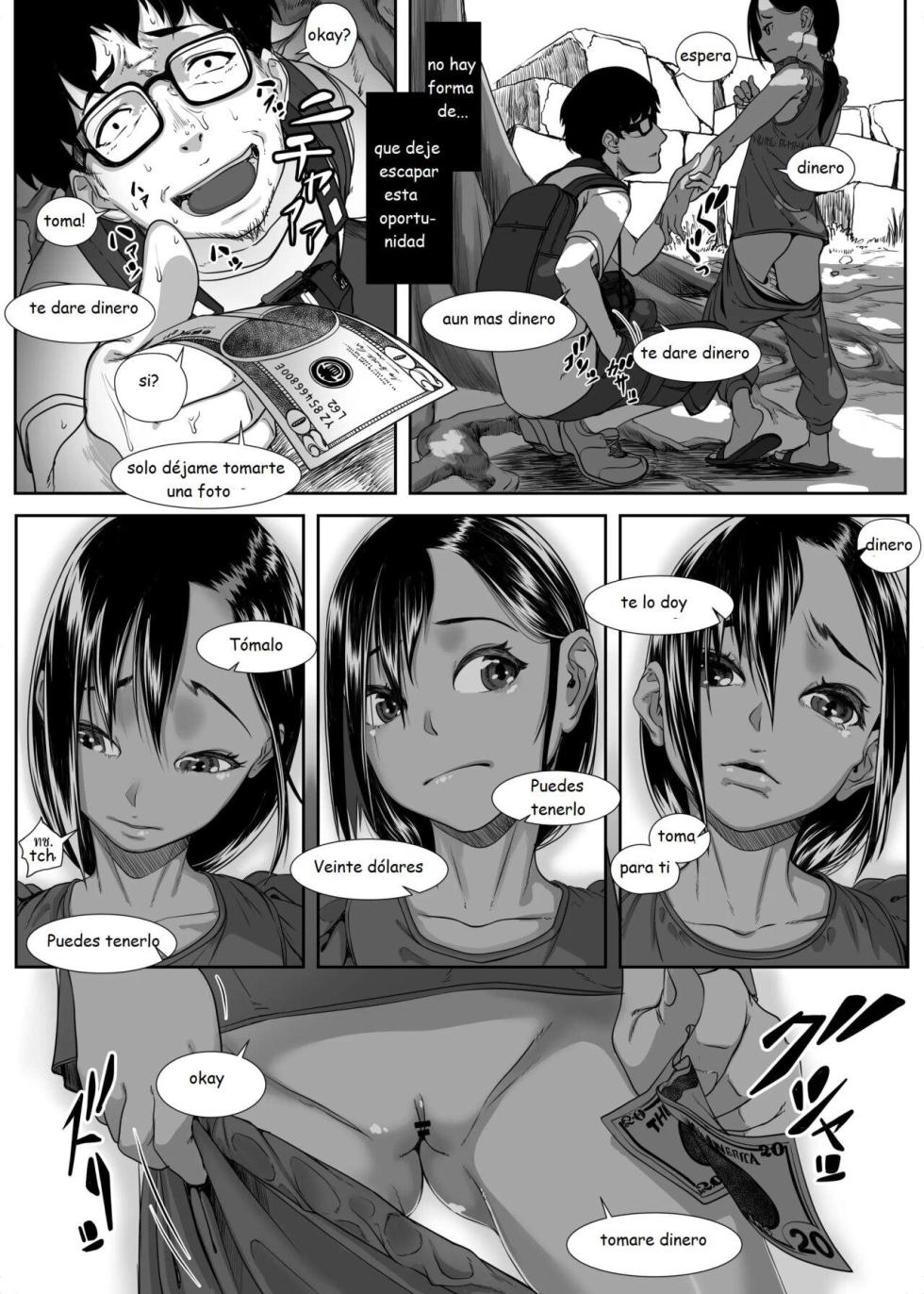 [Haien Kikan (Numata Shizumu)] Asia no Monouri ni Itazura shitara Sex made Shichatta Hanashi | A Story About Messing With an Asian Peddler Until We Ended Up Fucking [Spanish] [RizeTedeza] - Page 14