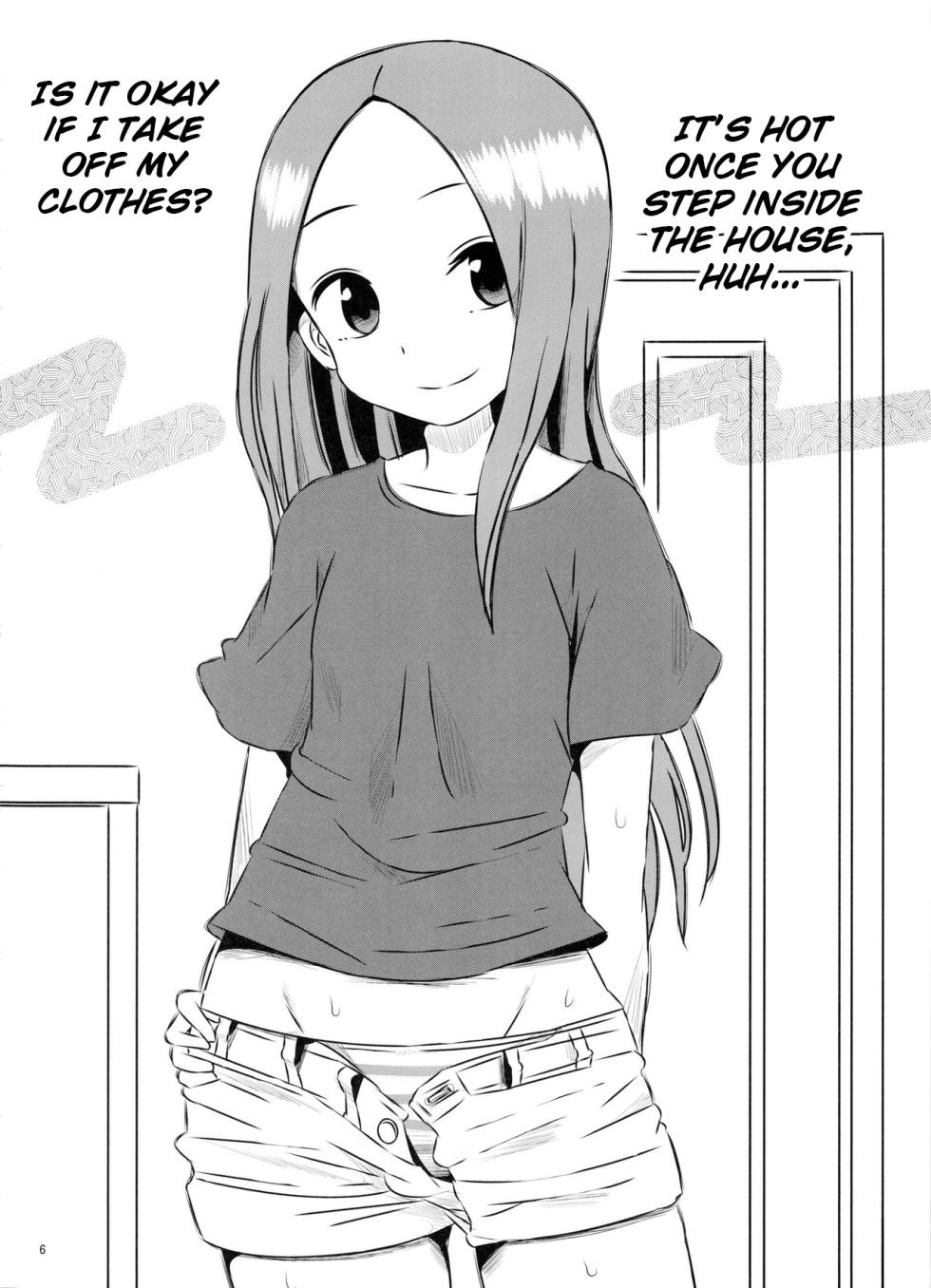 (COMIC1☆11) [Kakohimenoutuwa (Yuumazume)] Kyou mo Nishikata-kun wa Takagi-san ni Misukasareteru 3 (Karakai Jouzu no Takagi-san) [English] [Leopold II Scans] - Page 6