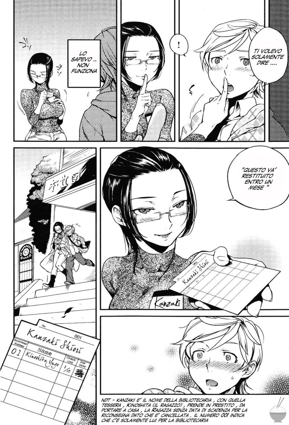 [Namboku] Toshokan Renai (COMIC Kairakuten 2010-01) [Italian] [Hotpants] - Page 10