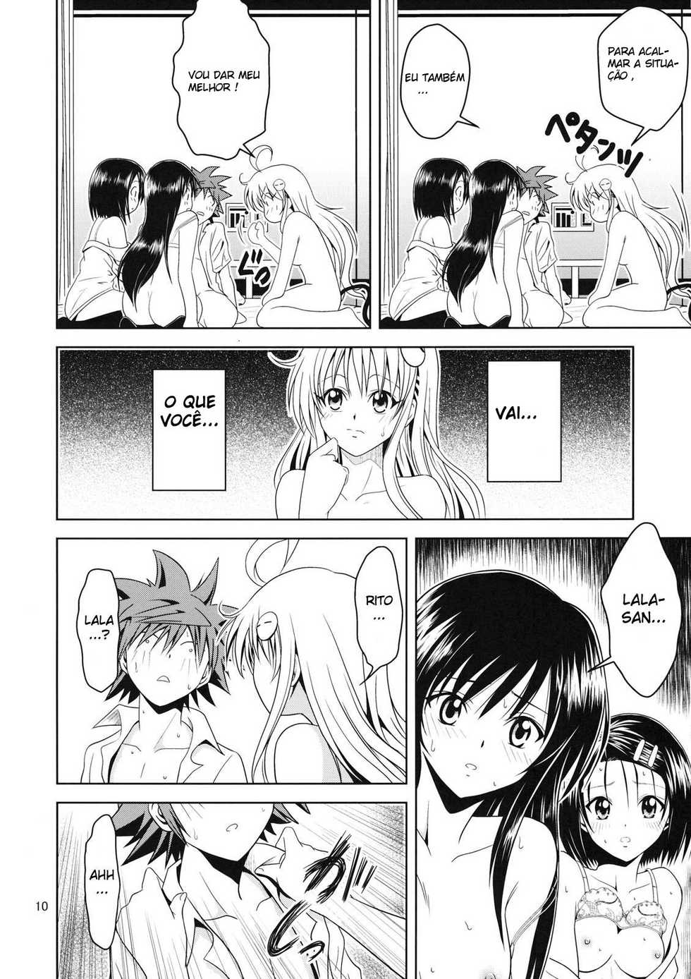 [Gangontou (Fukori)] Anoko-tachi ga Taihen na Koto ni Nattemasu 2 (To LOVE-Ru) [Portuguese-BR] [Crono Strife] - Page 9