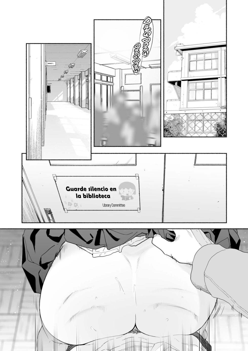 [Yuzuya (Yuzuha)] Mukuchi na Tosho Iin to Sex Zuke. Natsuyasumi Hen ~Sex zuke no Futsukakan...~ | Addicted to Sex With a Taciturn Library Committee Member: Summer Vacation [Spanish] {2d-market.com} [Decensored] [Digital] - Page 6