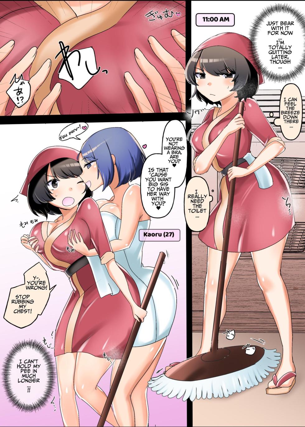 [Amai Shoujo Koubou (Amai Meiden)] Yakeni jikyū no takai jo furo seisō arubaito ~okyaku-sama no iu koto wa zettaidesu ♪~ | A part-time job cleaning women's baths with a very high hourly wage ~I absolutely do what the customers say♪~ [English] [Kusanuu] - Page 5