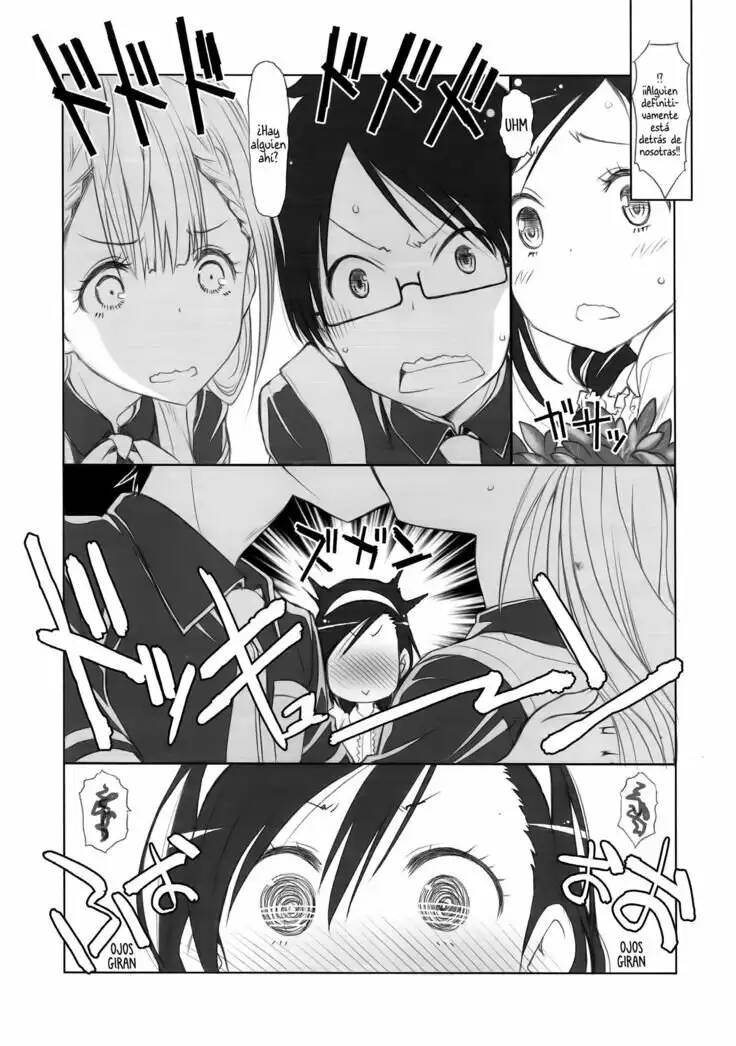 (C93) [UROBOROS (Utatane Hiroyuki)] Sensei wa Seisou ga Dekinai | Teacher Can't Clean Up (Bokutachi wa Benkyou ga Dekinai) [Spanish] - Page 4