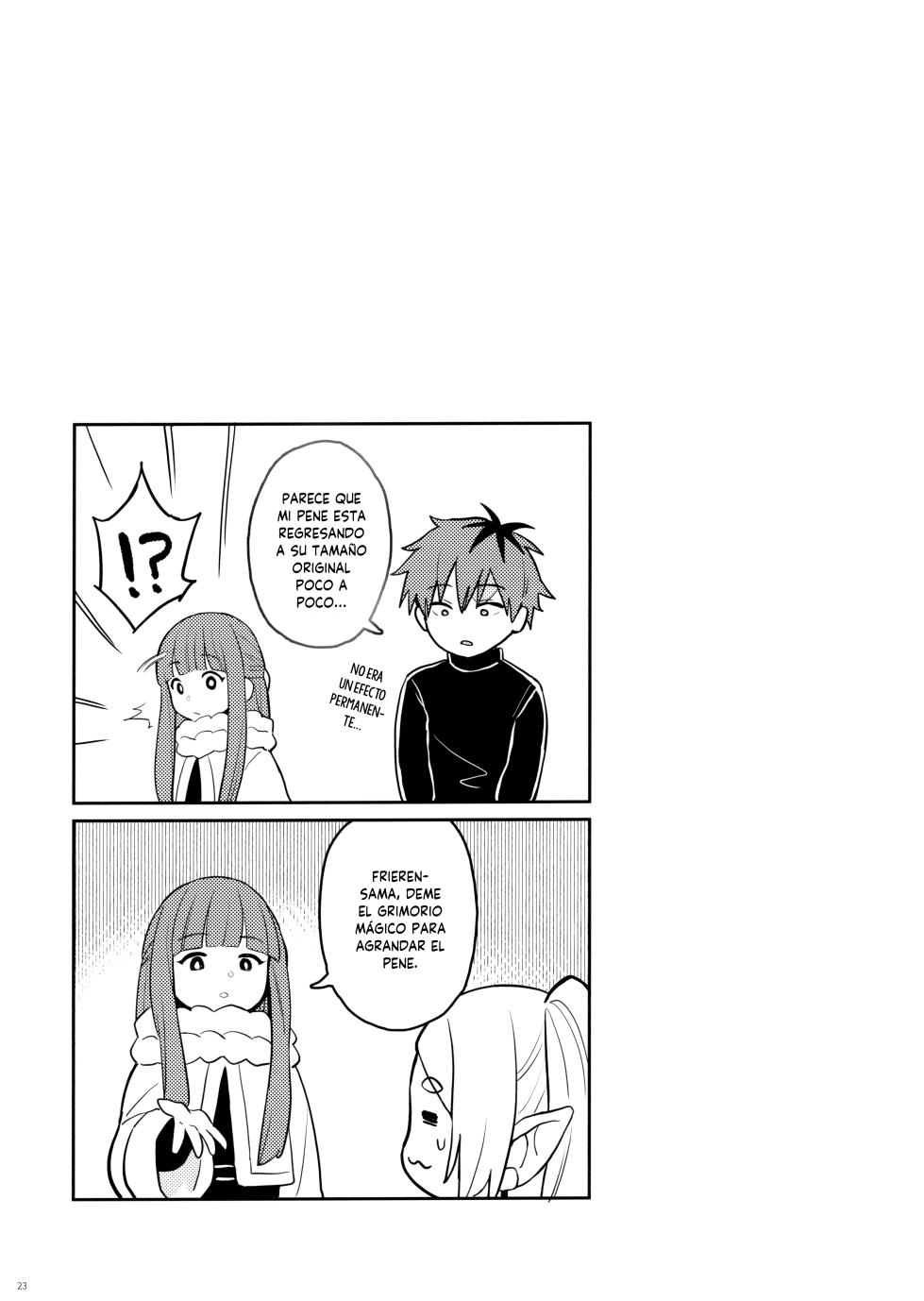 [COMEX (Zhen Lu)] Chinchin ga Ookiku Naru Mahou | La Magia que Hace más Grande el Pene (Sousou no Frieren) [Spanish] [MandaloAsiNoma] - Page 24