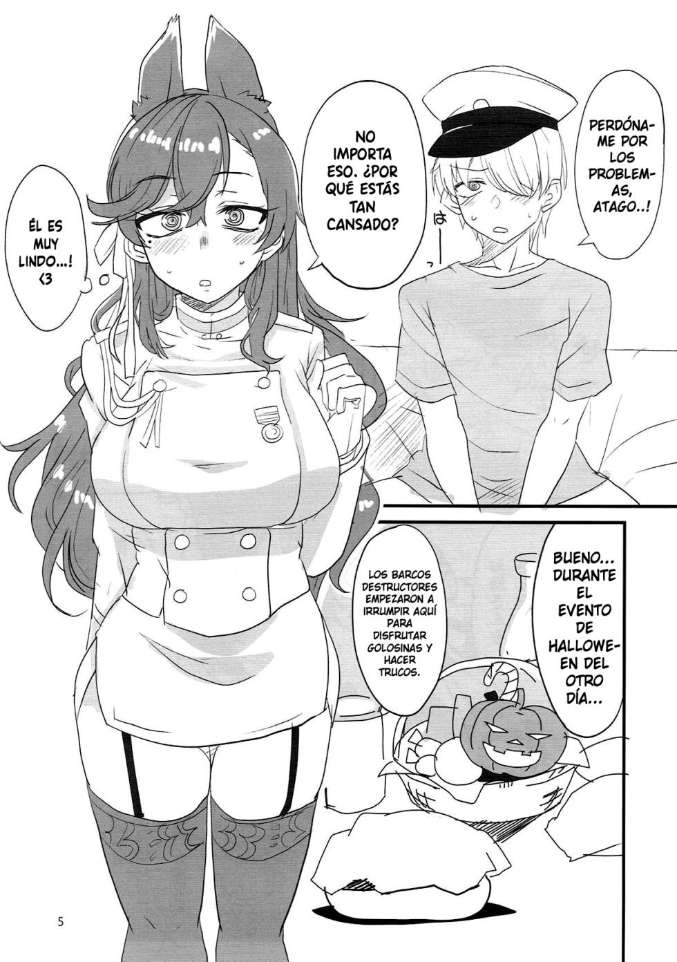 (Puniket 36) [BlueMage (Aoi Manabu)] Onee-chan ni Makasenasai! | Leave It To Big Sis! (Azur Lane) [Spanish] - Page 4