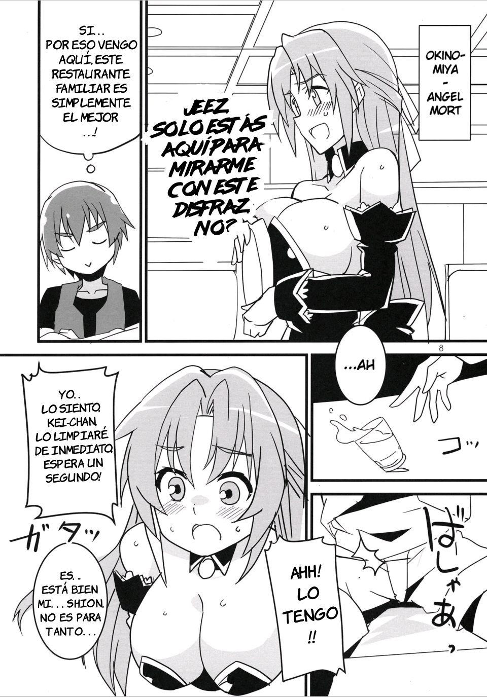 (AC2) [Blue Mage (Aoi Manabu)] Sanjou Gattai Higurashi GO! (Higurashi no Naku Koro ni) [Spanish] - Page 7