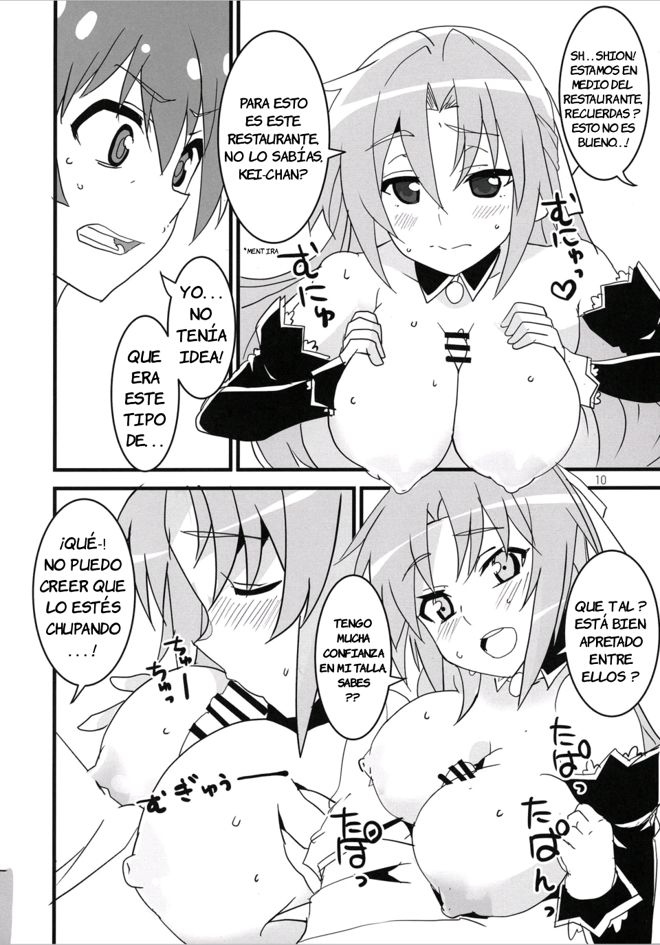 (AC2) [Blue Mage (Aoi Manabu)] Sanjou Gattai Higurashi GO! (Higurashi no Naku Koro ni) [Spanish] - Page 9