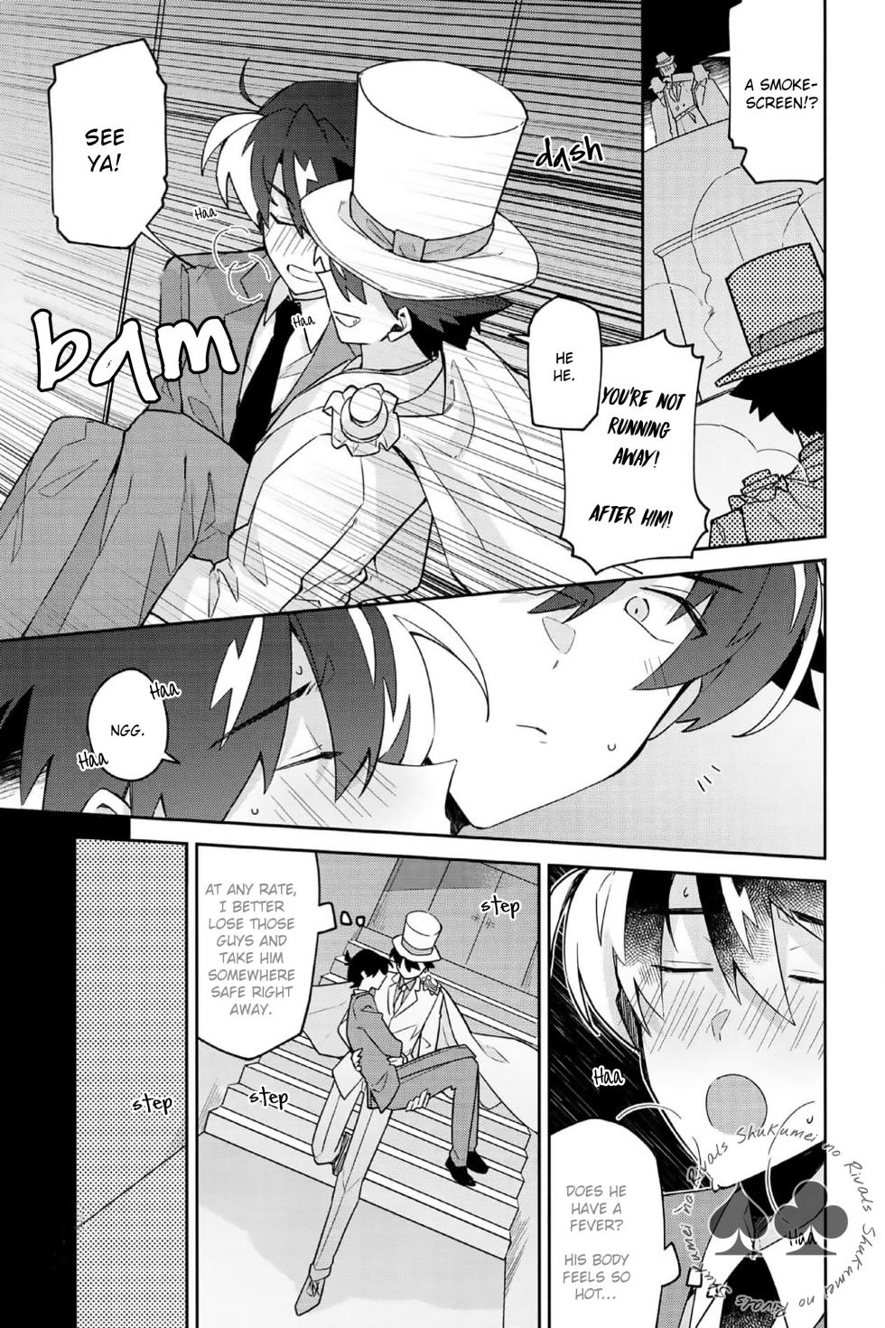 (Koi no Kaishingeki Hoshi ni Negai o 2022) [loopblue (mitsuya)] Tobira wo Akete Matteite (Meitantei Conan) [English] [Shukumei no Rivals] [Decensored] - Page 10