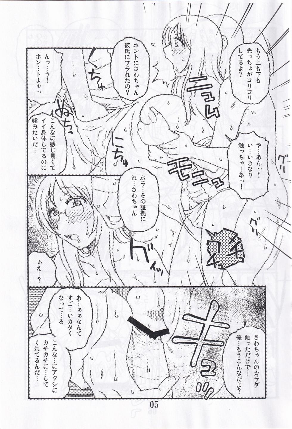 (C78) [Mashimin Koubou (Kurumiya Mashimin)] Sawa Plus...  Minus. (K-ON!) - Page 4