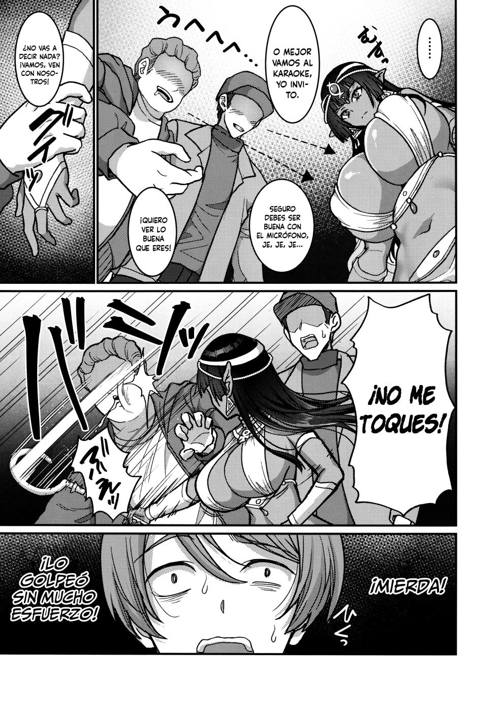 (C103) [Yohsyuan (Son Yohsyu)] Muchi Muchi Kasshoku Oujo to Yarimakuri Dousei Seikatsu [Spanish] [Lanerte] - Page 4