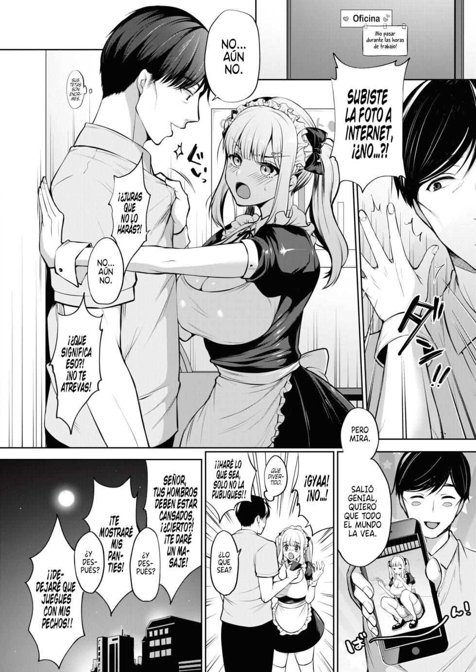 [Miyamoto Liz] Gohoushi Da Maid | El Servicio de una Mala Maid (COMIC Shitsurakuten 2020-02) [Spanish] [NekoCreme] [Digital] - Page 4